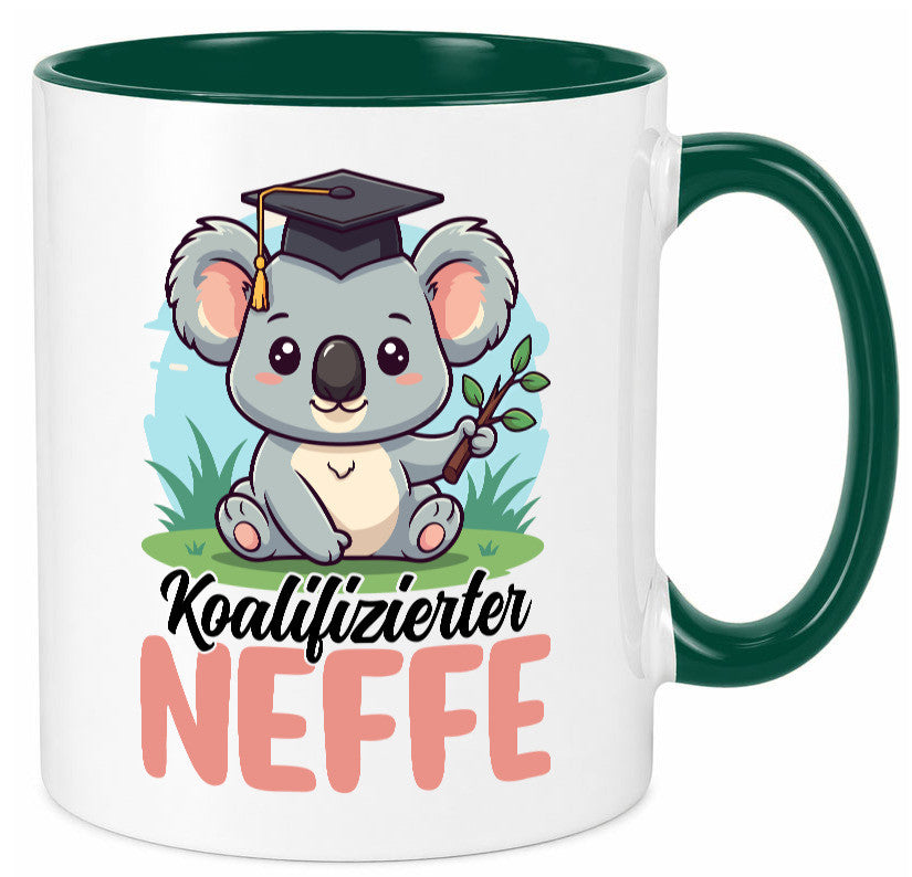 Koalifizierter Neffe | Familie Bruder Bester Onkel Geschenkidee Humor Tasse