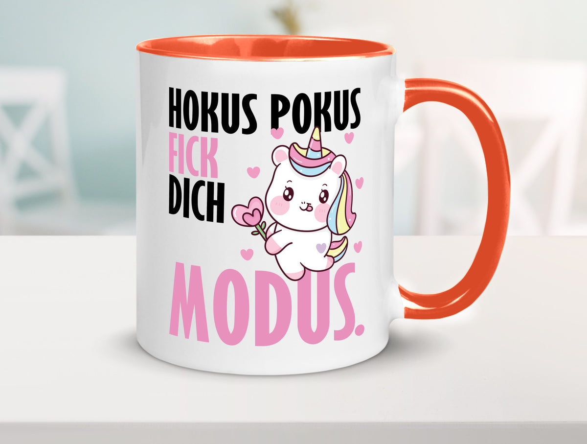 Hokus Pokus lustiger Spruch Geschenk Humor Geschenkidee Tasse