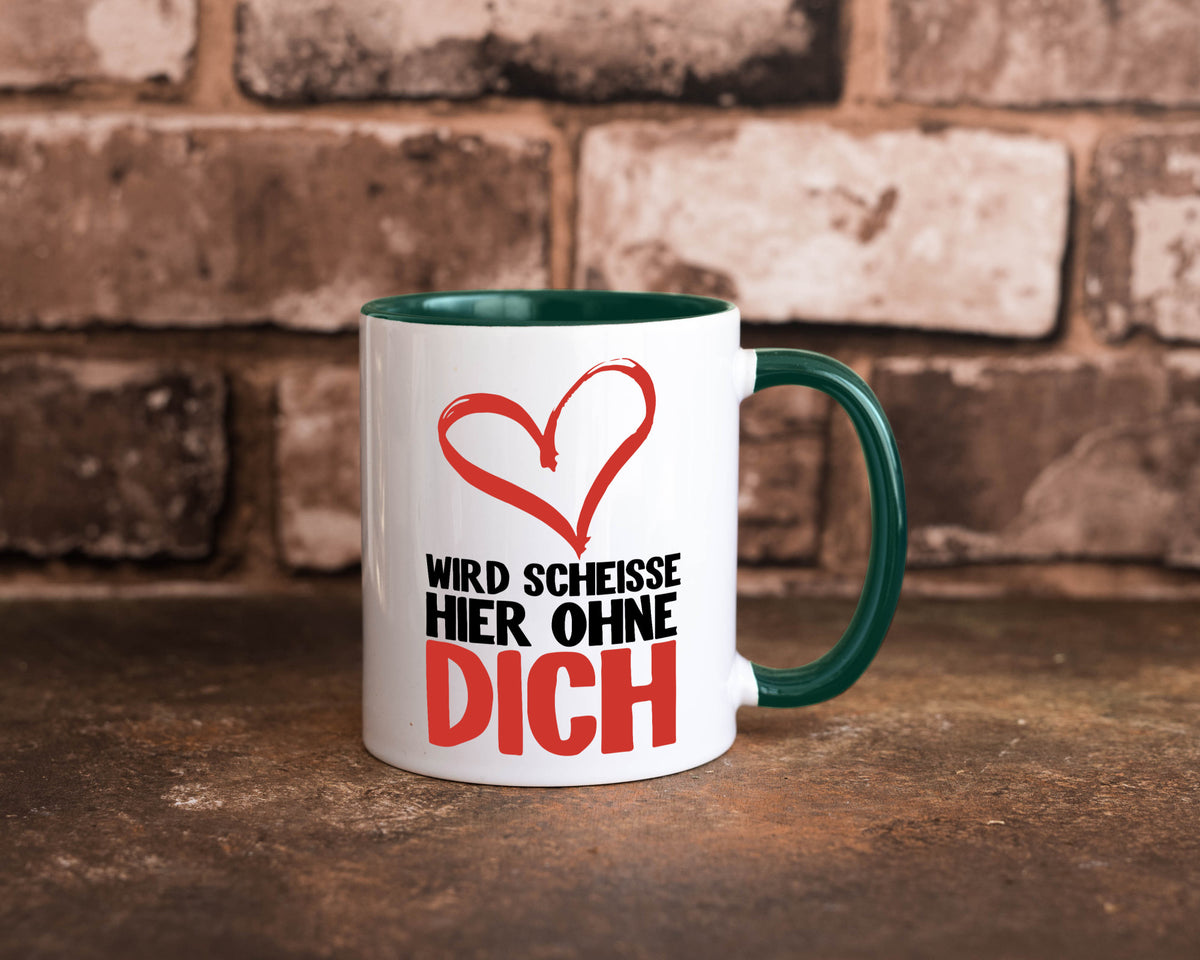 Wird Scheisse Geschenk Humor Geschenkidee lustiger Spruch Tasse