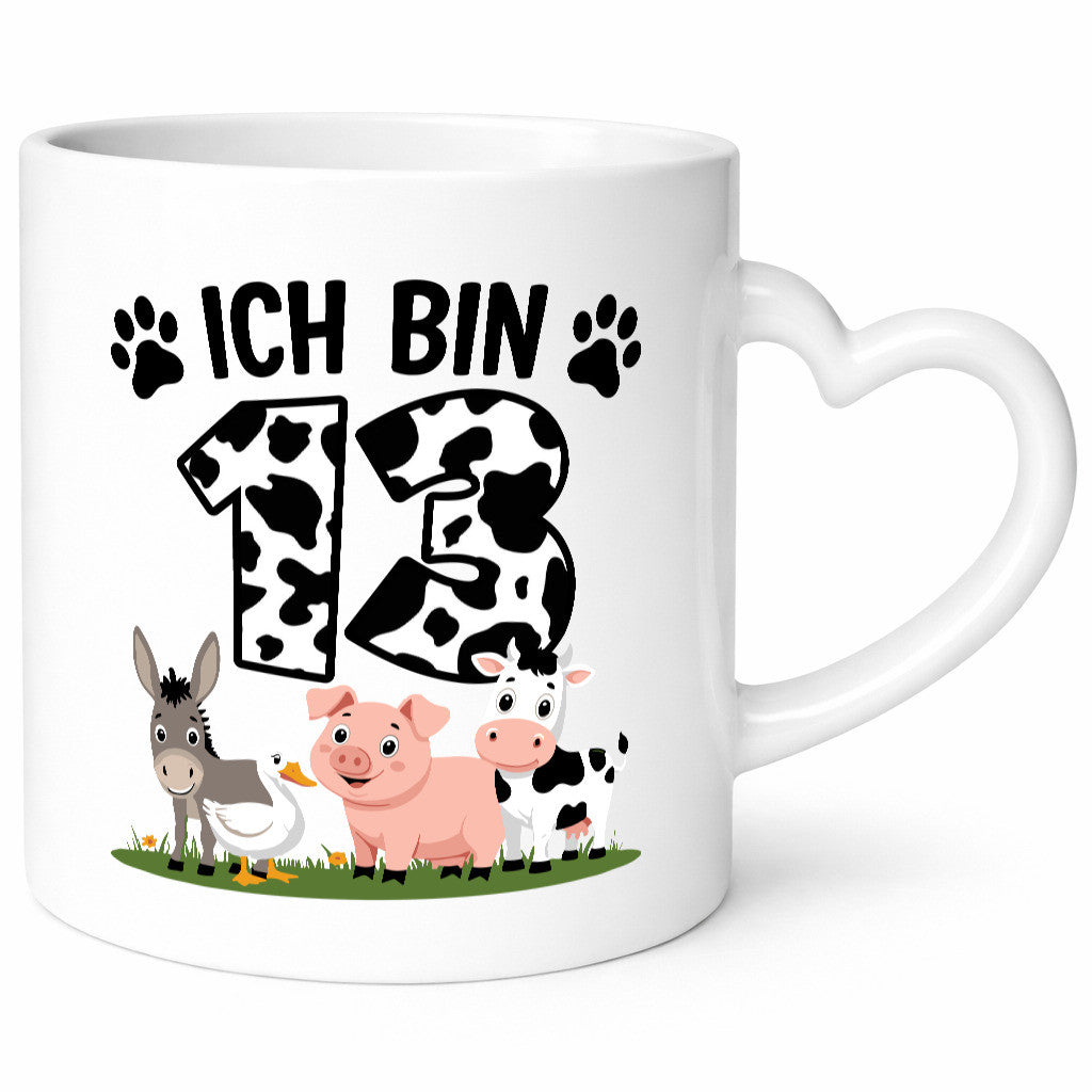 13 Geburtstag | Jahre Farmer Kind Humor Geschenkidee Tasse
