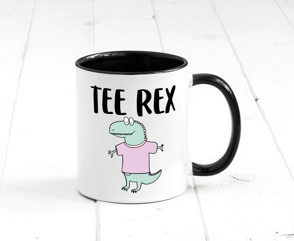 Tee Rex | Becher Dinosaurierer Teetrinker Geschenk Humor Geschenkidee lustiger Tasse