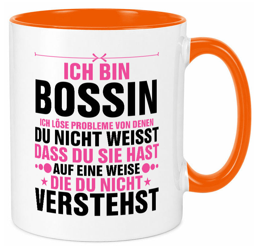 Löse Probleme: Bossin | Führungskraft Vorgesetzte lustig Humor Geschenkidee