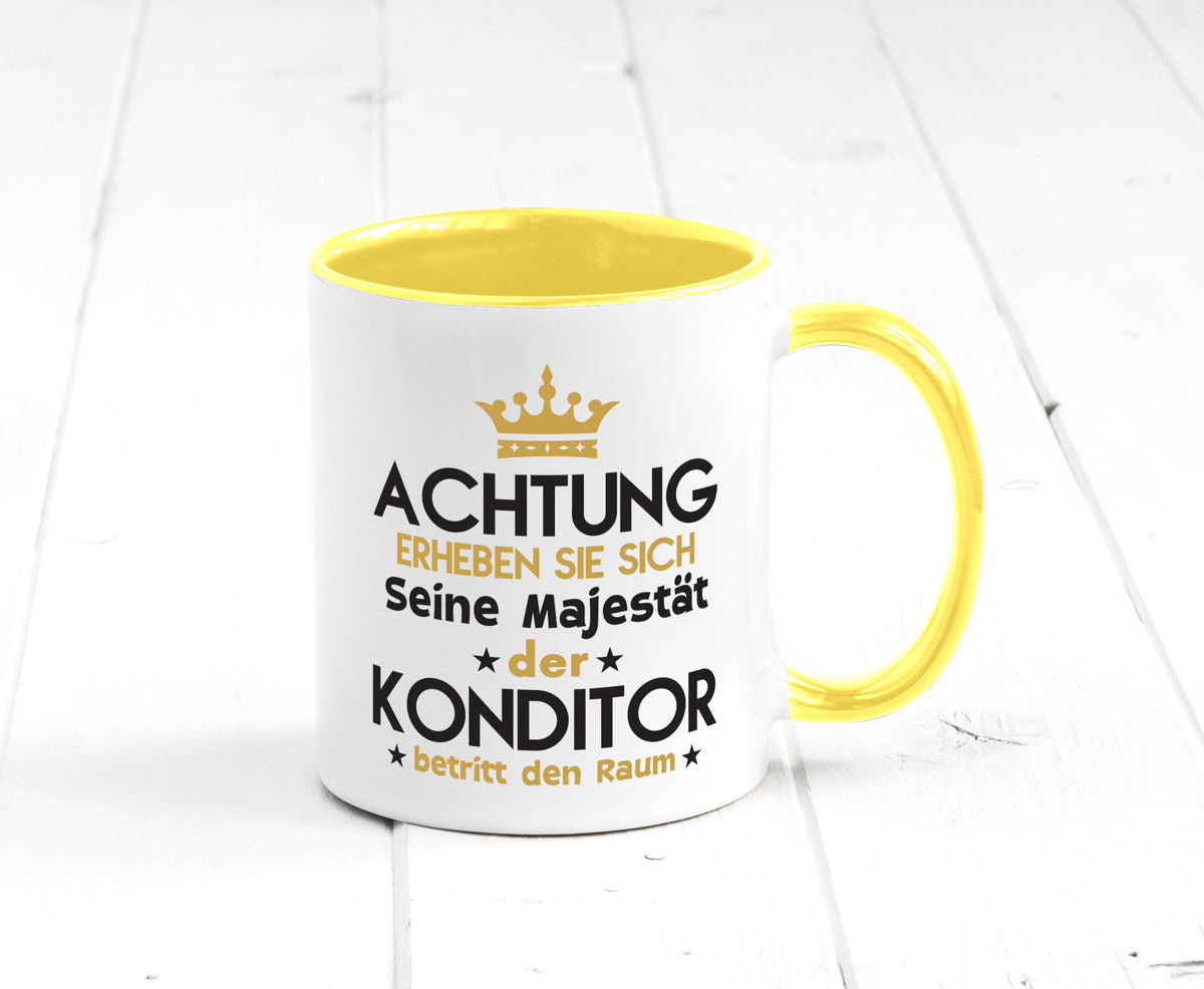 Seine Majestät Konditor | Konditorei Geschenkidee Humor Tasse
