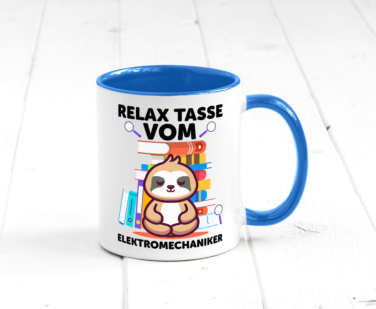 Relax Tasse: Elektromechaniker | Mechaniker Geschenk Humor Geschenkidee