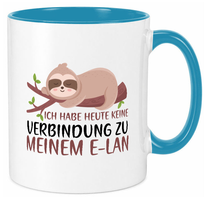 Verbindung zum Elan | WLAN Faultier Faulpelz Laufband Humor Tierliebhaber