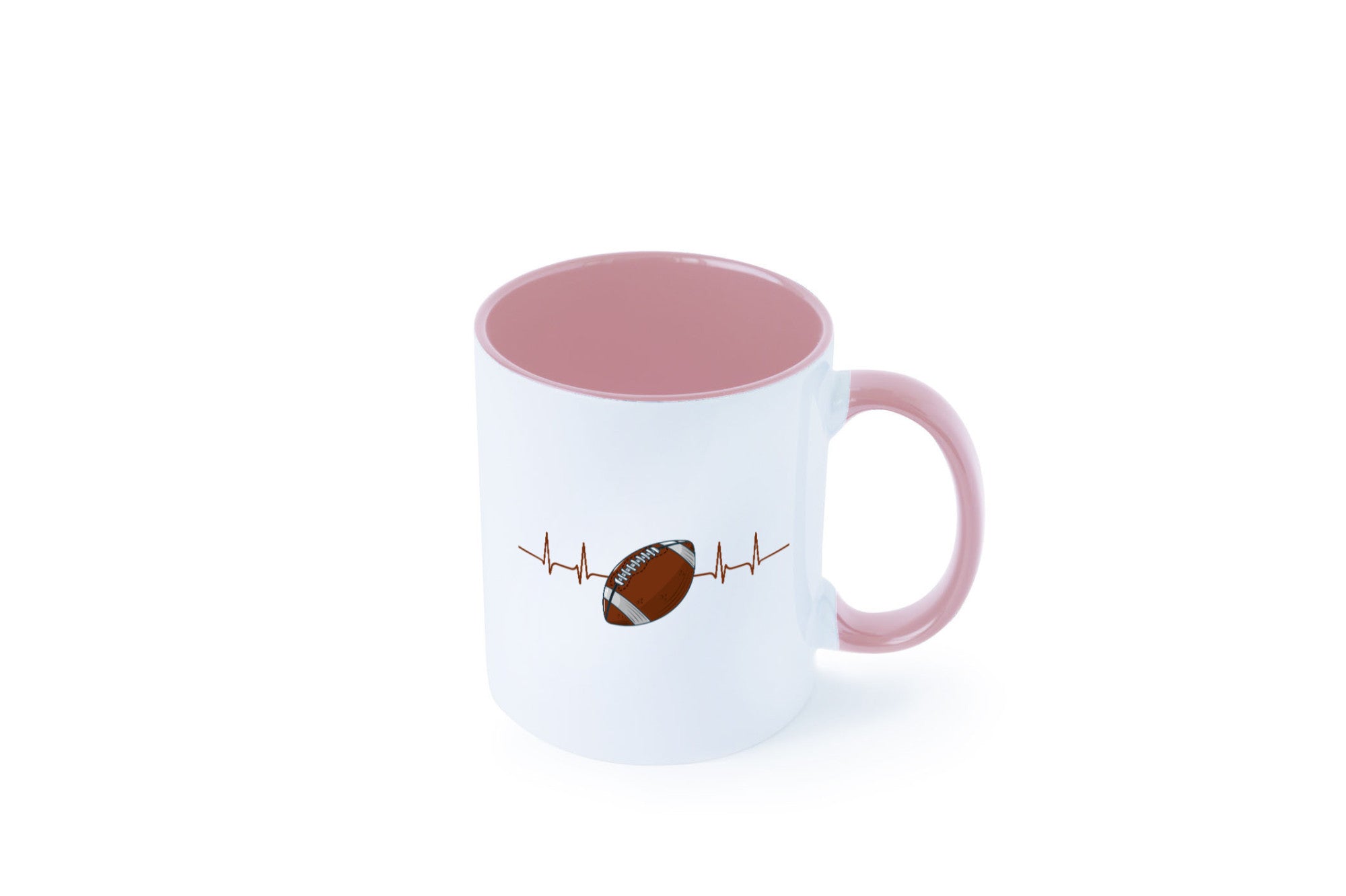 American Football Herzschlag | Footballer Superbowl Humor Geschenkidee Tasse