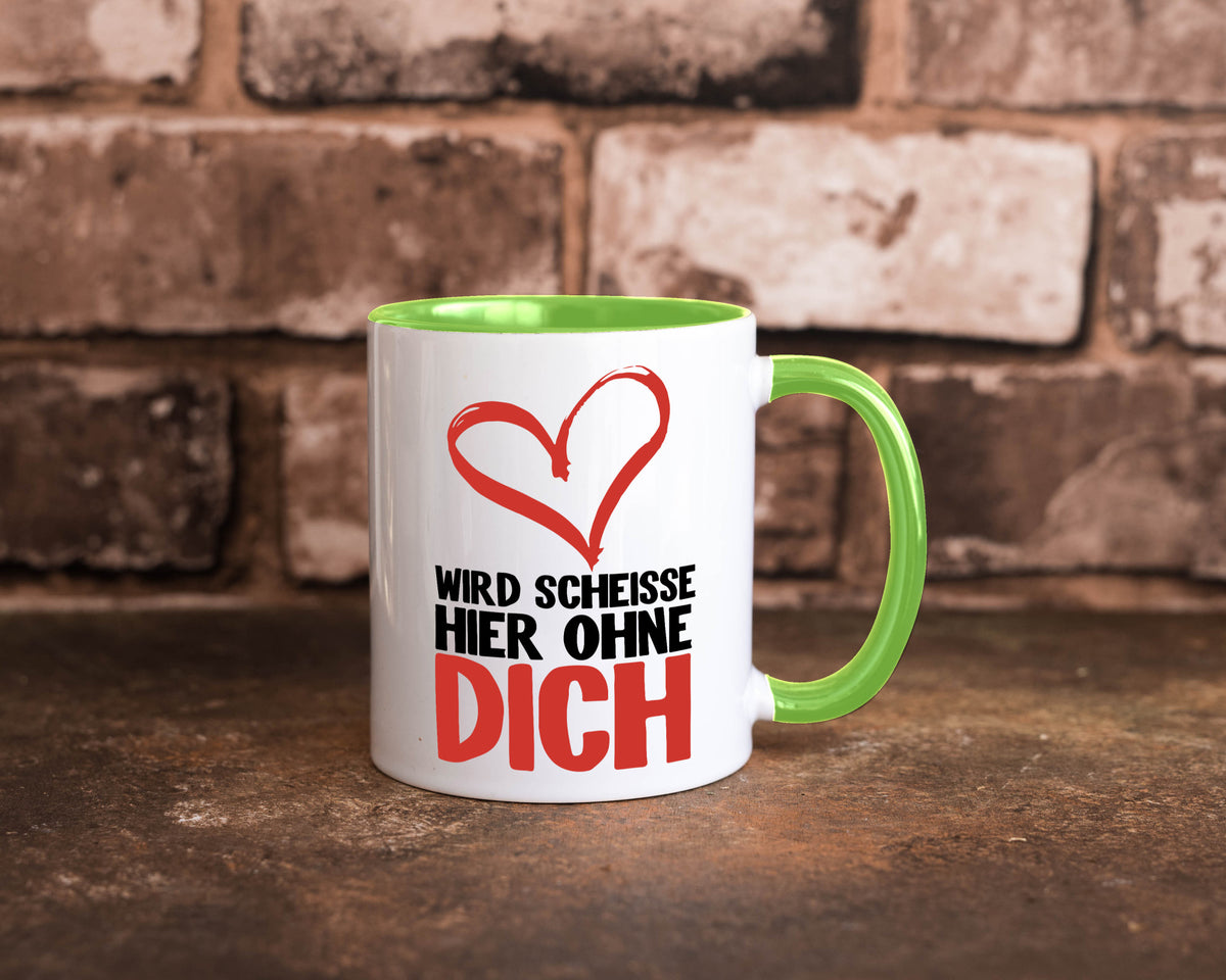 Wird Scheisse Geschenk Humor Geschenkidee lustiger Spruch Tasse