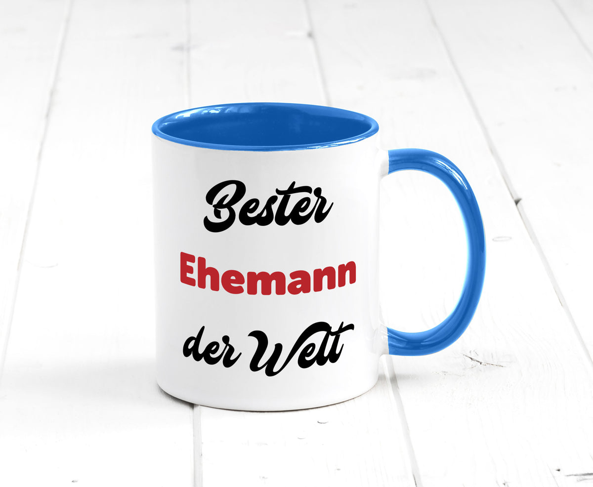 Bester Ehemann der Welt | Ehepaar Geschenkidee Humor Tasse