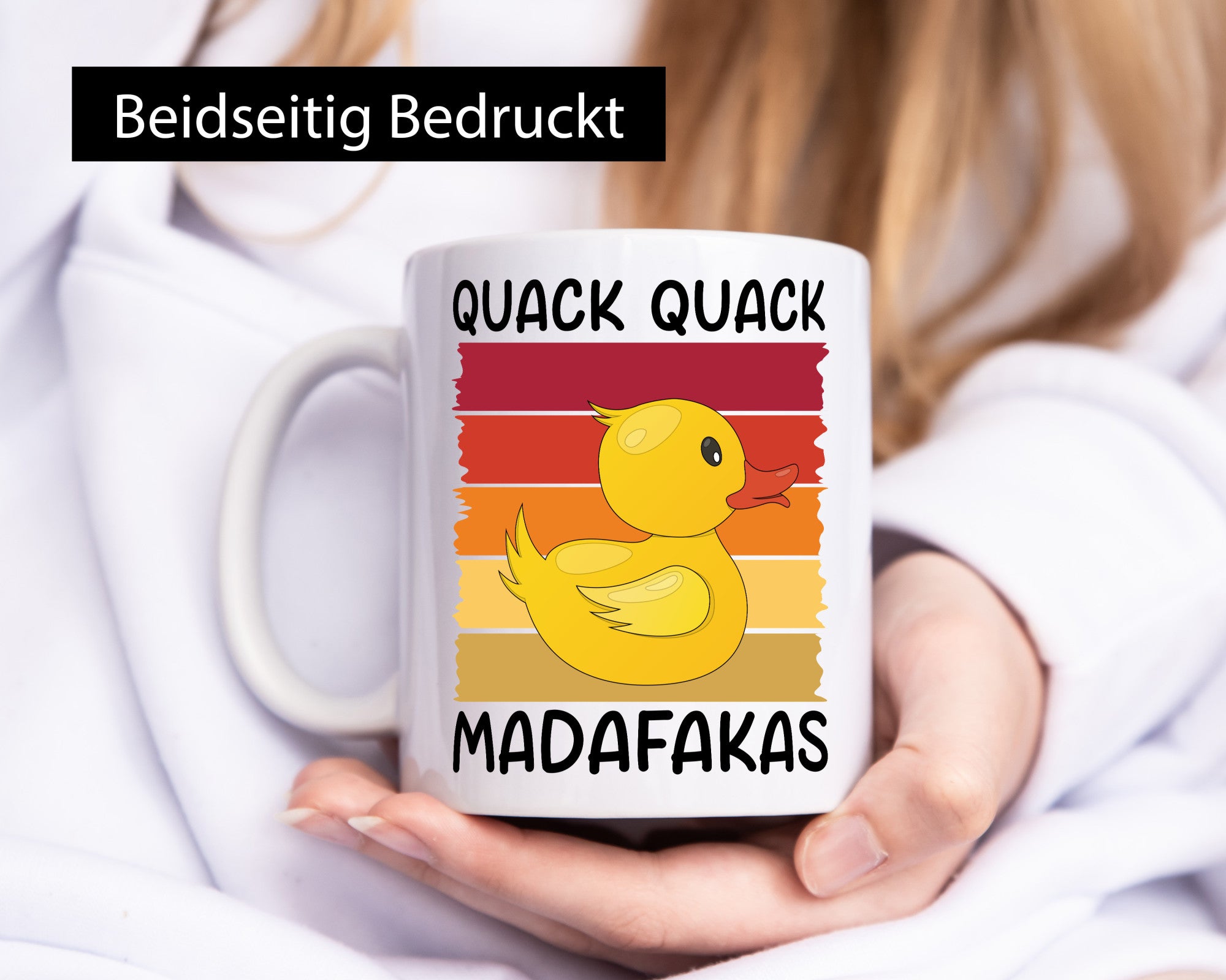 Quack Madafakas | Gummiente Ente Entchen v2 Humor Geschenkidee Tasse