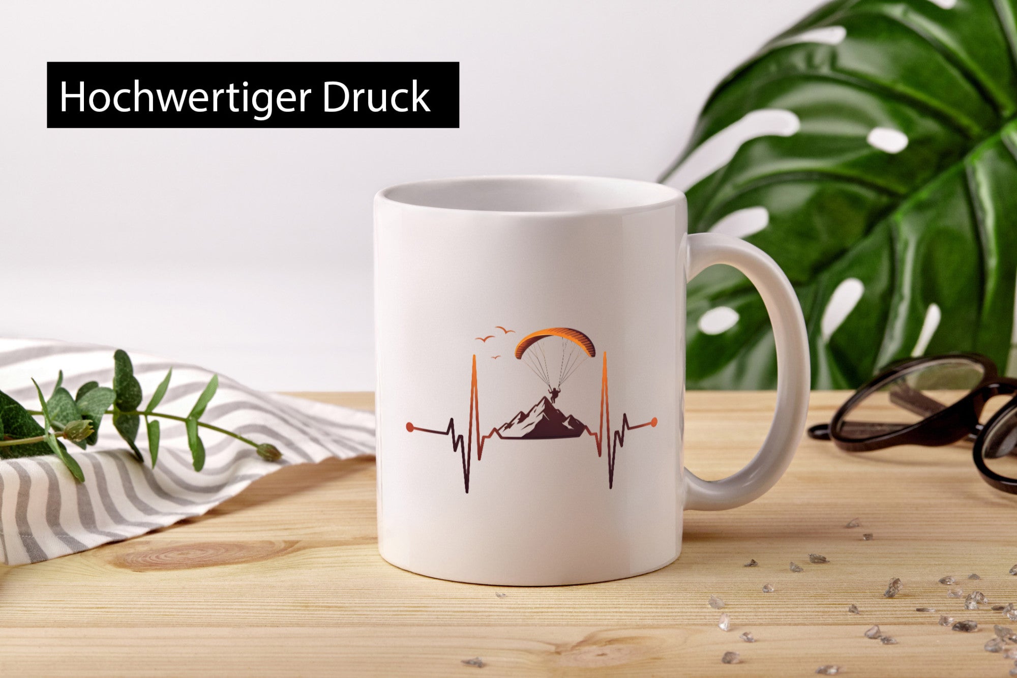 Gleitschirm | Motiv Paragleiter Gleitschirmfliegen vl6 Geschenk Humor