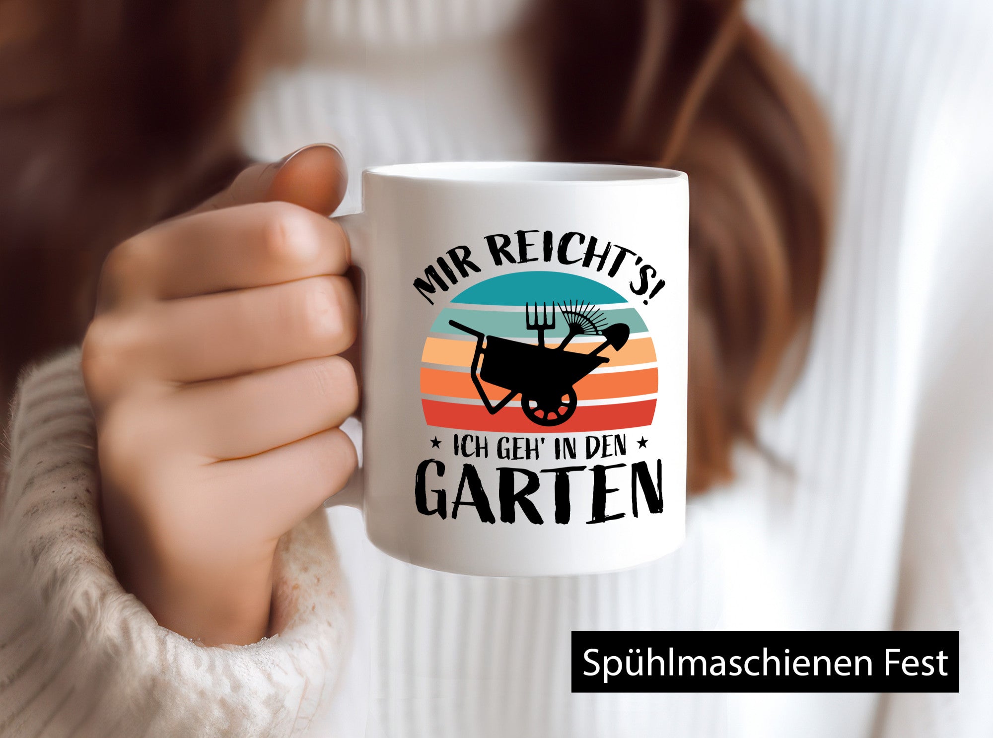 Mir reichts ich geh in den Garten | Gartenarbeit lustiger Spruch Geschenk