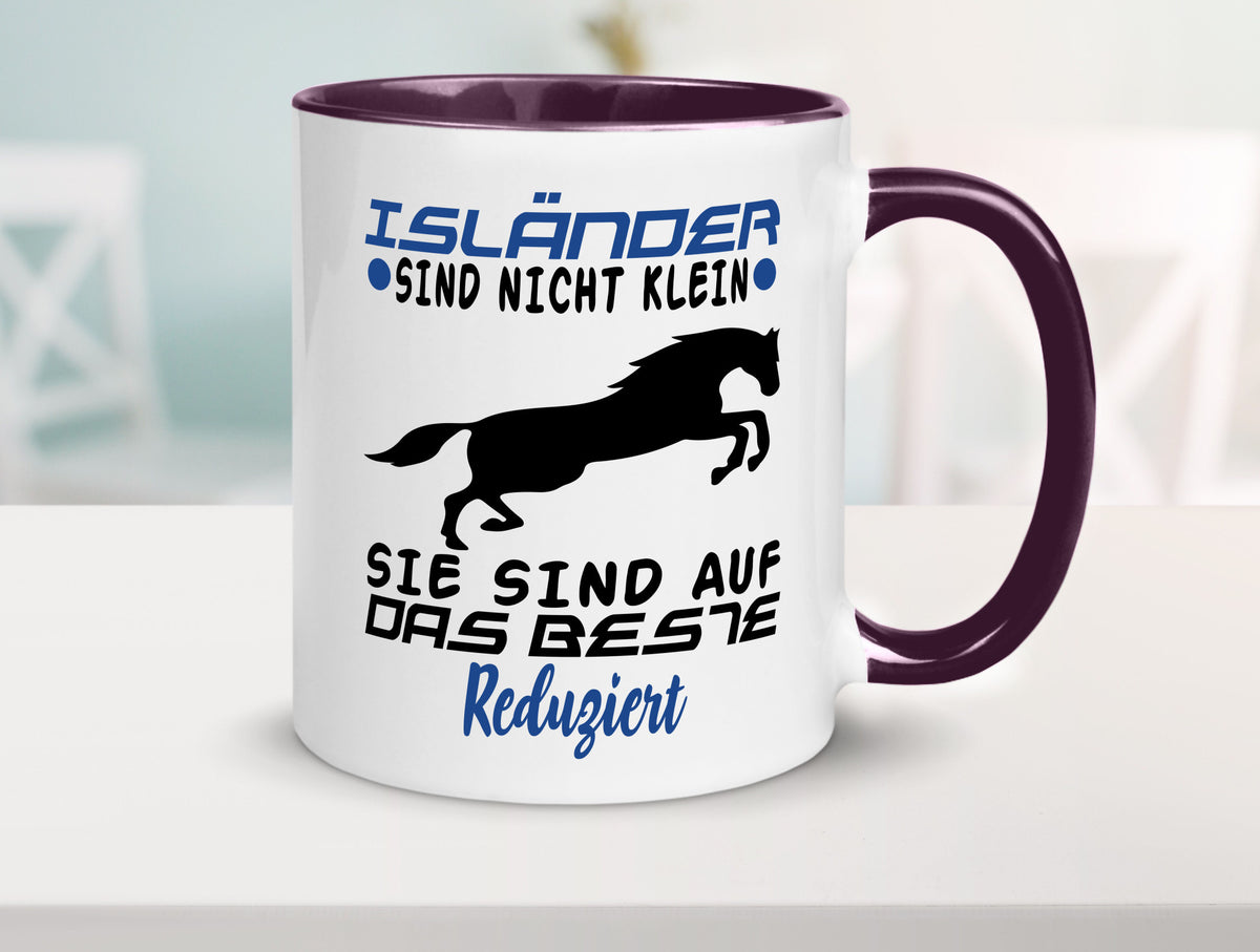Isländer sind nicht klein | Auf das beste reduziert Geschenk Humor Geschenkidee Tasse
