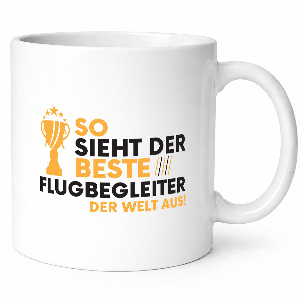 Der Weltbeste Flugbegleiter | Steward Flughafen Humor Geschenkidee Tasse