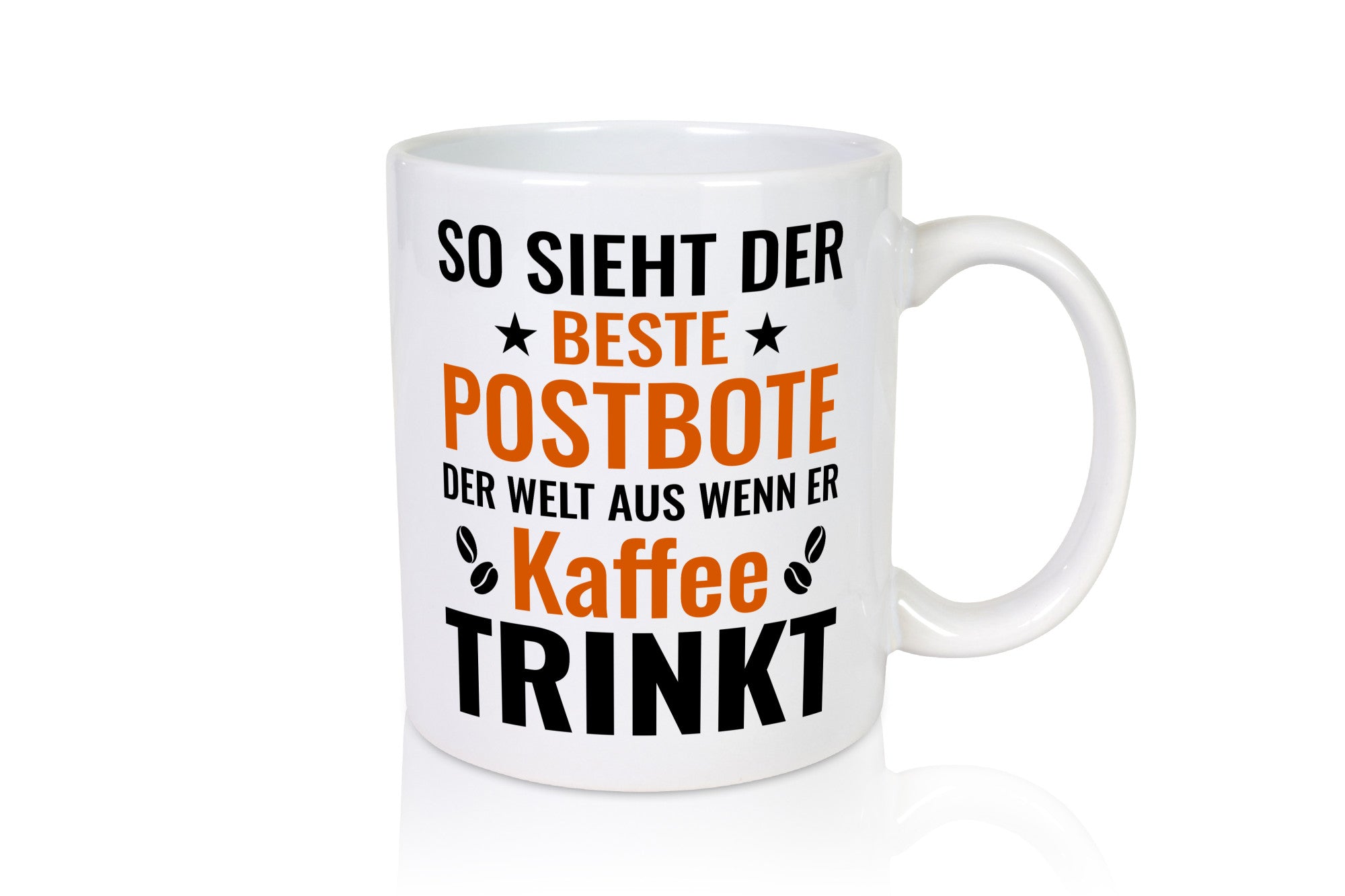 Kaffee trinkt: Postbote | Beruf Post Briefträger Geschenkidee Arbeit Kollegen