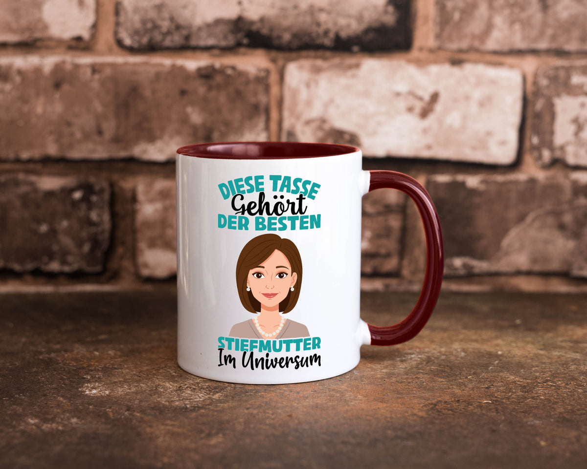 Im Universum: Stiefmutter | Stieftochter Beste Geschenk Familie Geschenkidee Tasse