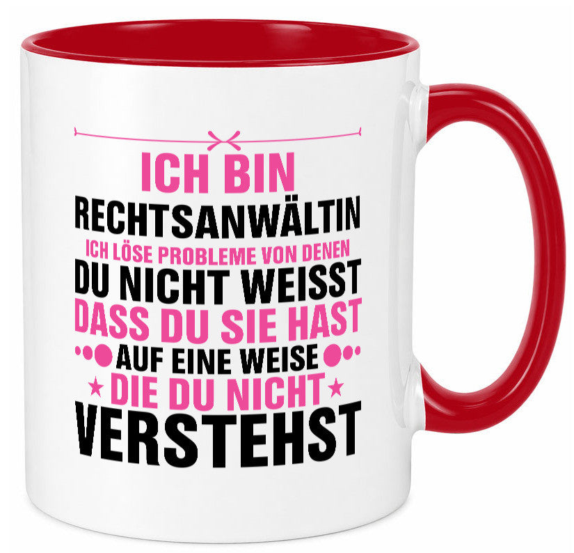 Löse Probleme: Rechtsanwältin | Jurstin Anwältin v2 Geschenk Humor Geschenkidee