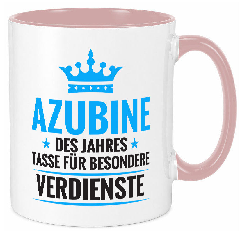 Besonderer Verdienst: Azubine | Ausbildung Lehrling lustig Humor Geschenkidee