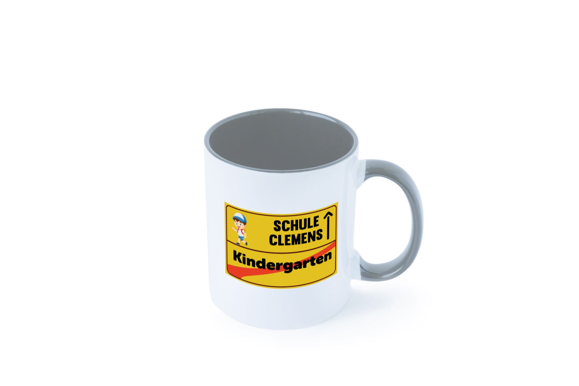 Bye Kindergarten | Schule Clemens Geschenkidee Humor Tasse