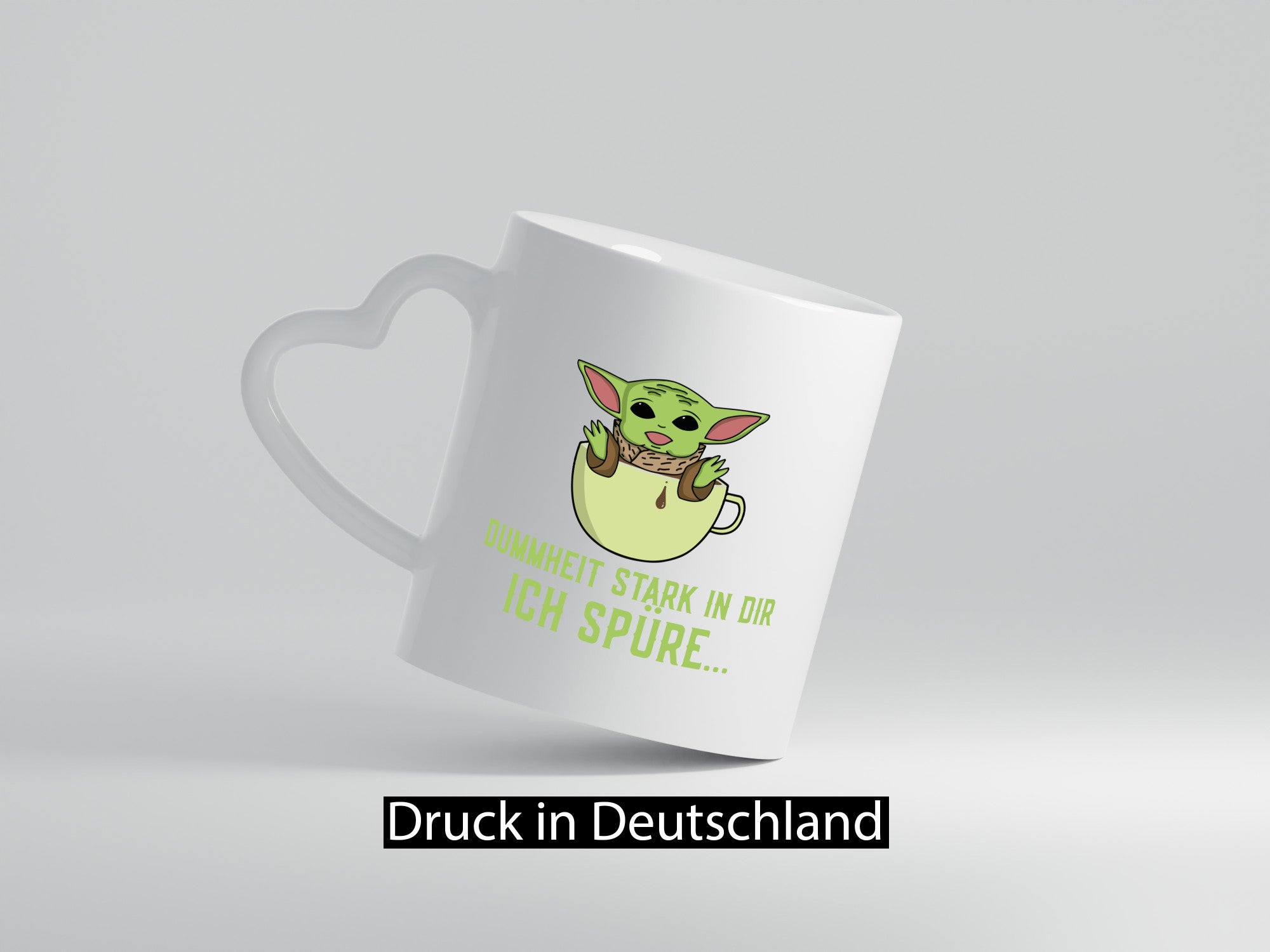 Dummheit stark in dir | Yoda Comic frecher Spruch lustig Humor Geschenkidee