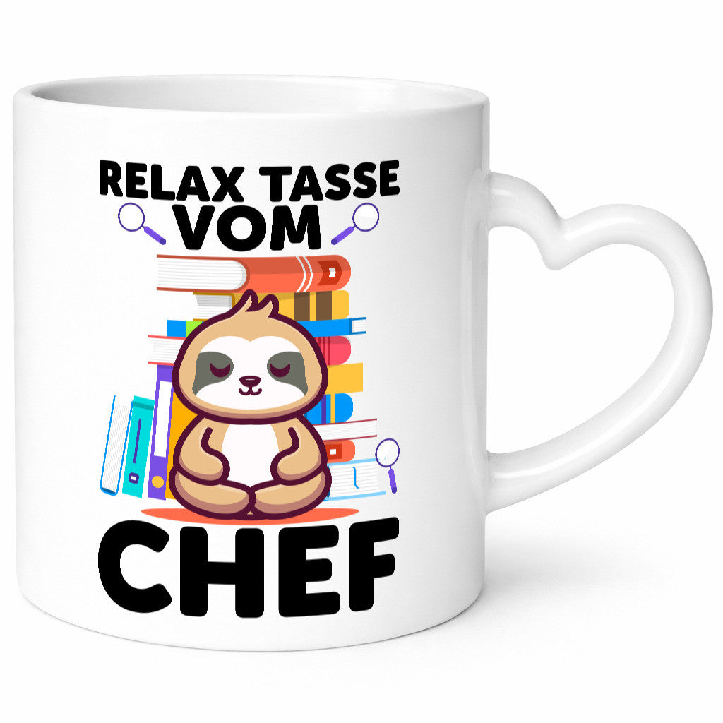 Relax Tasse: Chef | Führungskraft Vorgesetzter lustiger Spruch Geschenk Arbeit