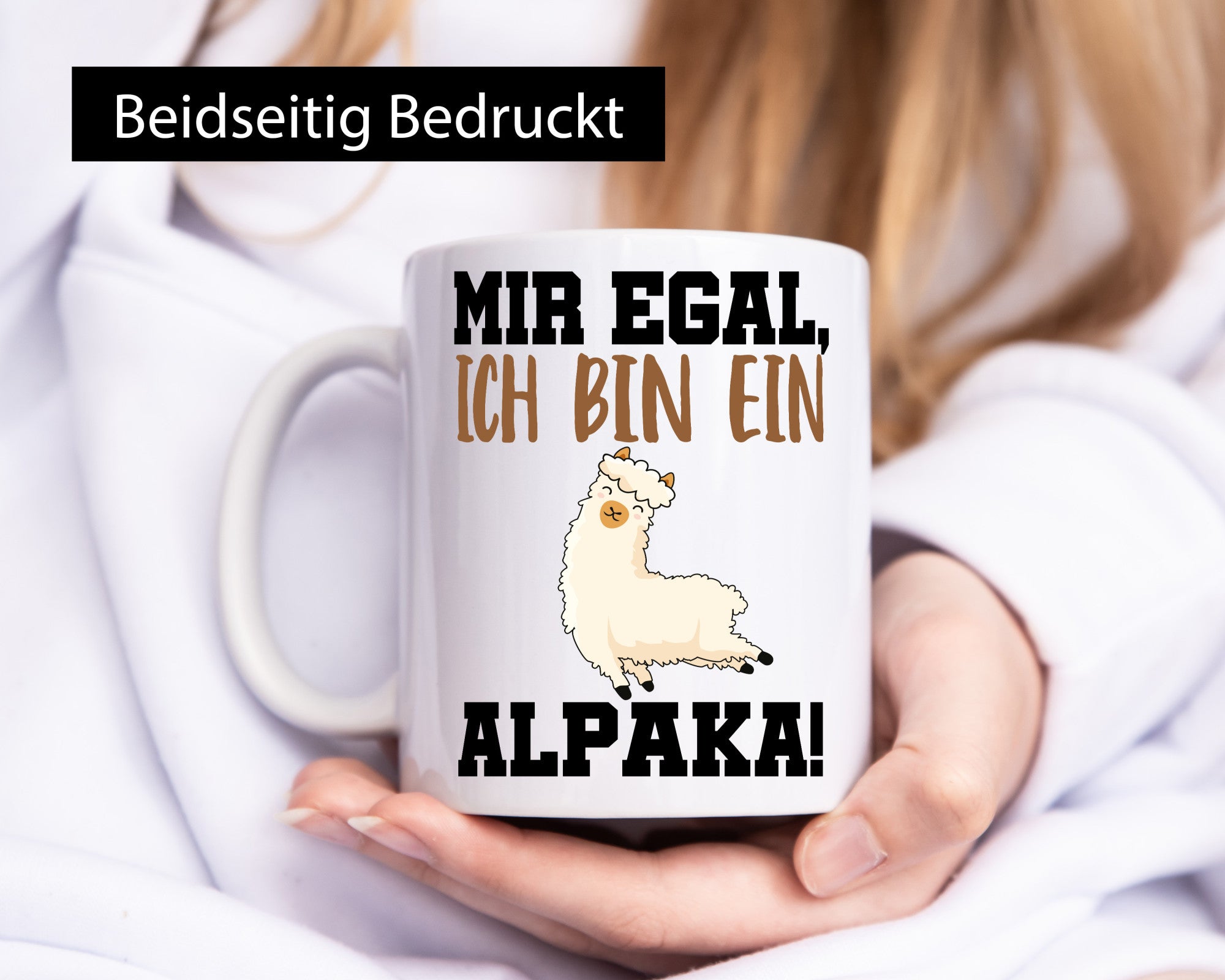 Ich bin ein Alpaka! Geschenk Humor Geschenkidee lustiger Spruch Tasse