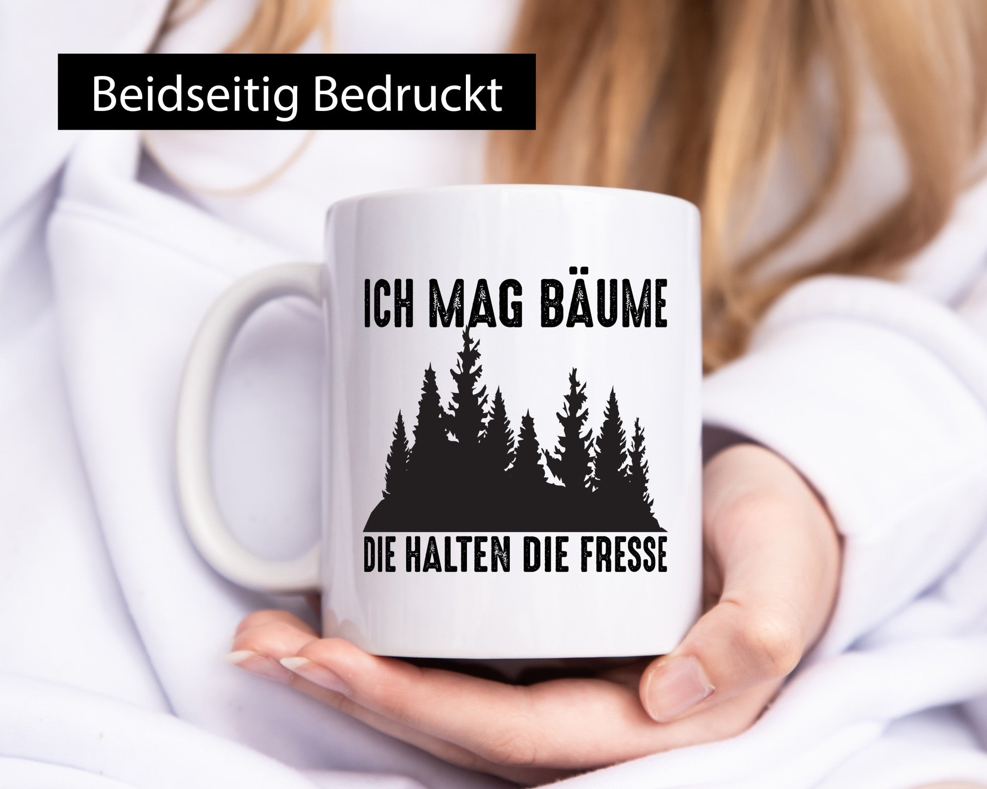 Ich mag Bäume | Wald Die halten Fresse Geschenk Humor Geschenkidee lustiger
