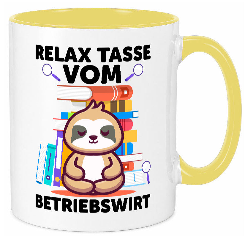 Relax Tasse: Betriebswirt | Betriebswirtschaft lustiger Spruch Geschenk Humor