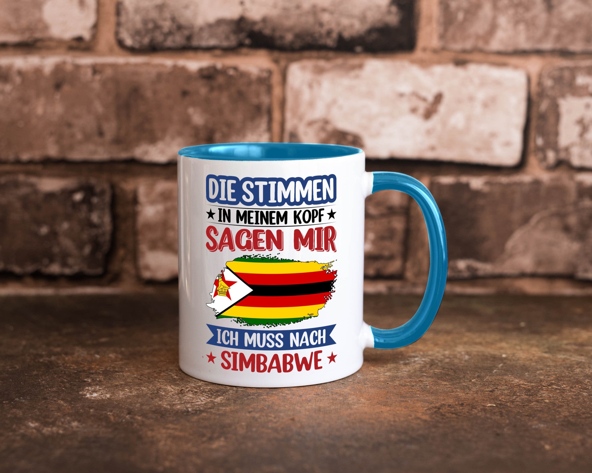 Simbabwe | Urlaub Stimmen in meinem Kopf Traumland v2 Geschenk Humor