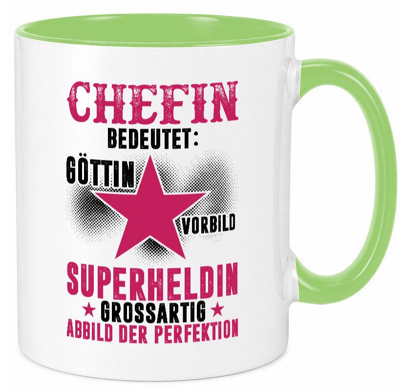 Bedeutung von Chefin | Führungskraft Vorgesetzte Geschenk Arbeit Kollegen Büro
