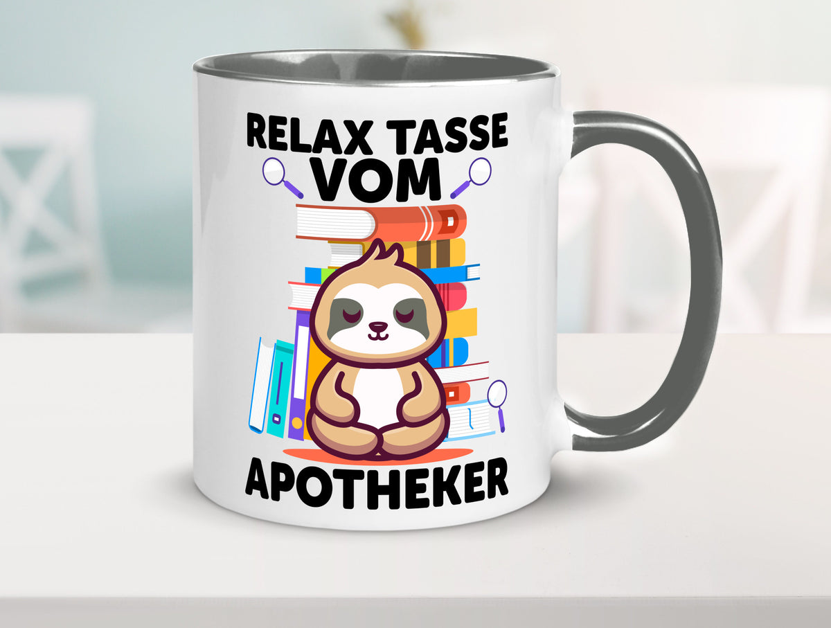 Relax Tasse: Apotheker | Apotheke Pharmazie lustiger Spruch Geschenk Humor