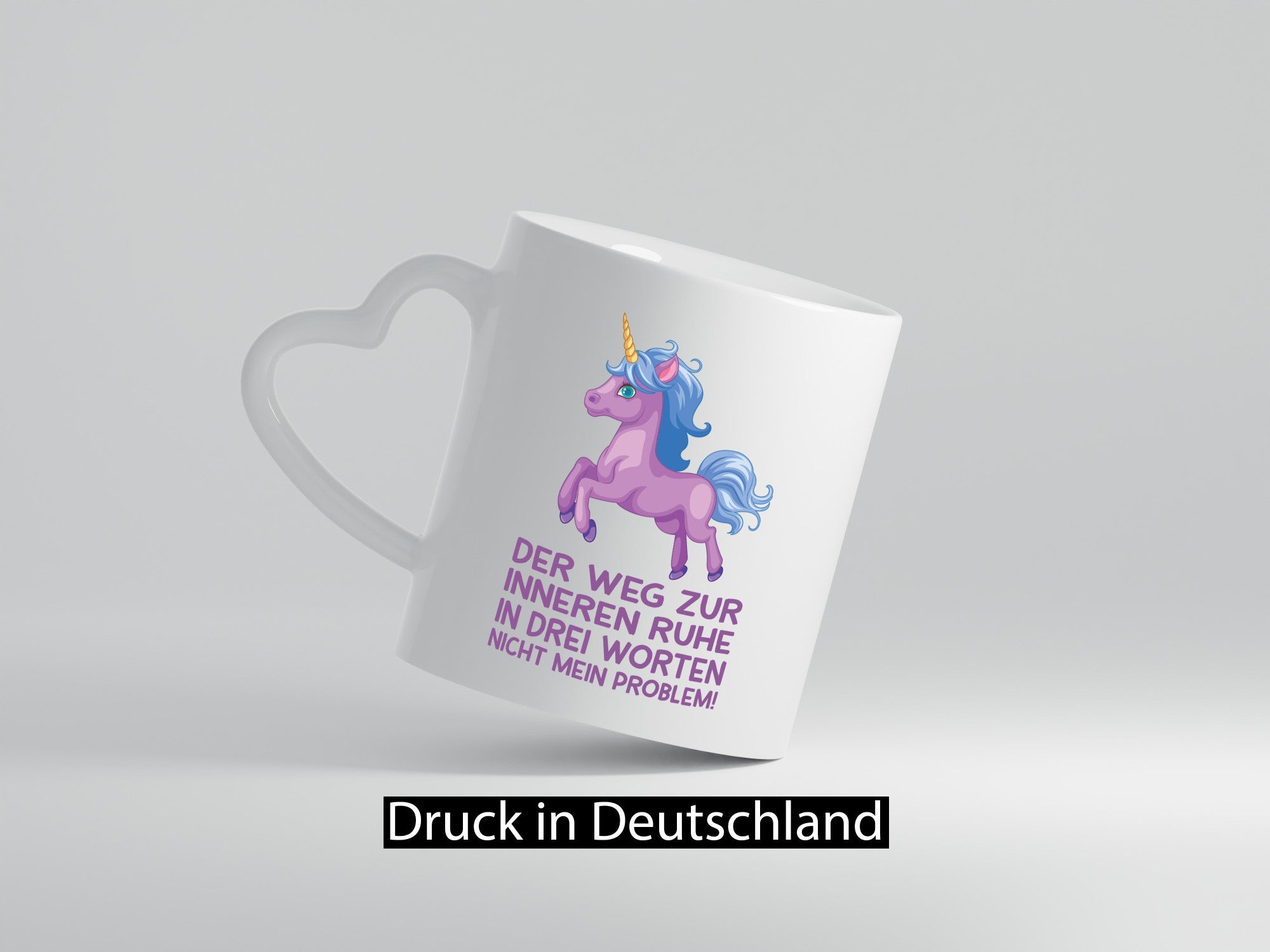 Innere Ruhe, drei Worte, nicht mein Problem | Einhorn Geschenk Humor