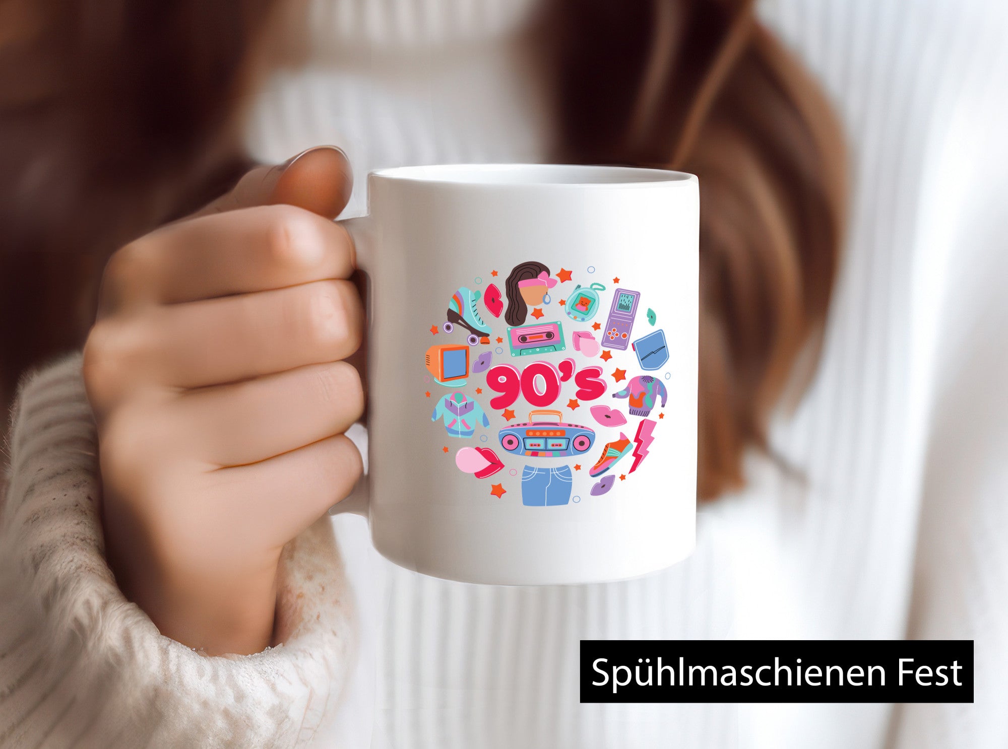 90er Jahre | Alte Zeit Nostalgie Humor Geschenkidee Tasse