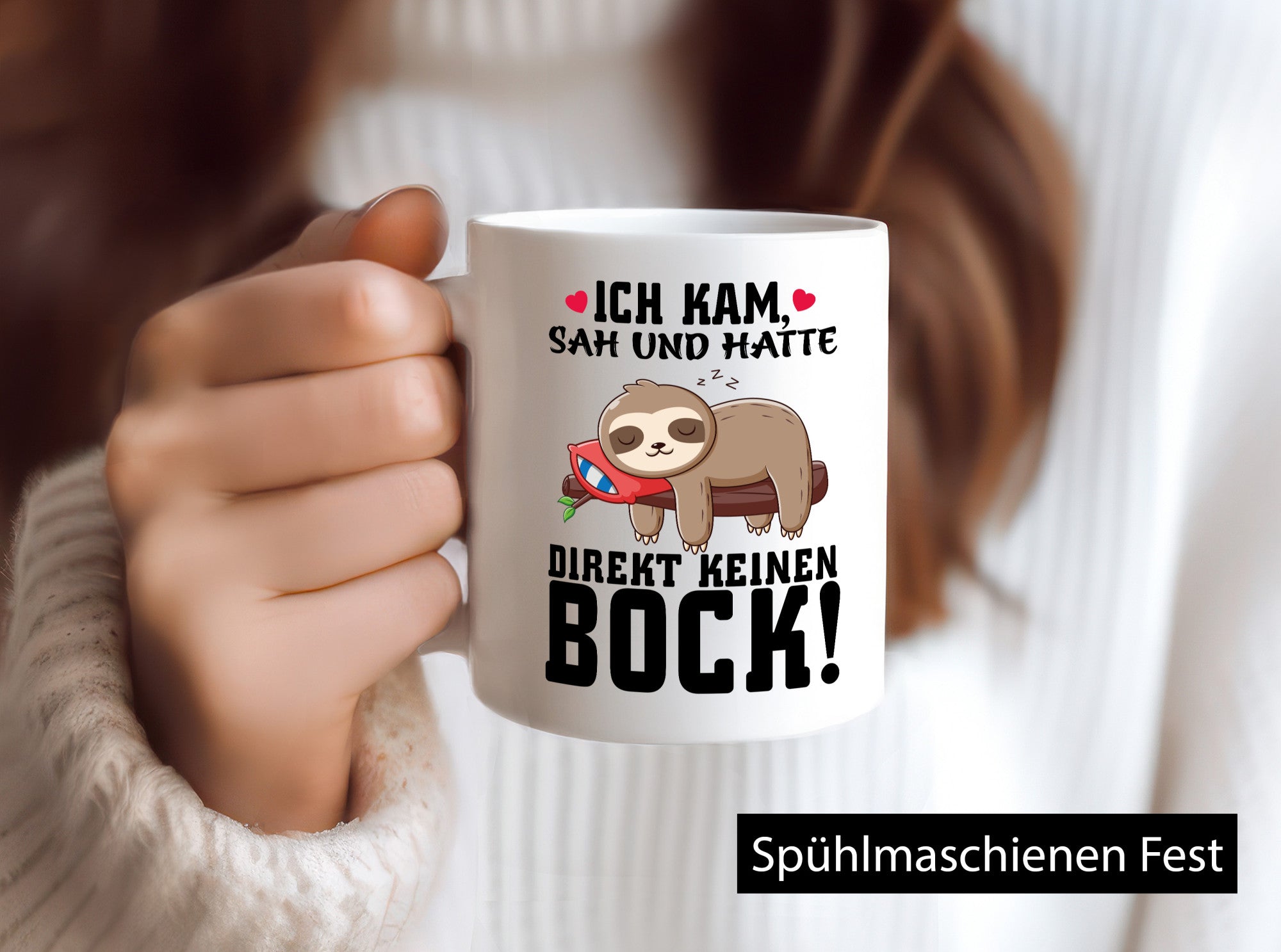 Ich habe kein Bock Geschenk Humor Geschenkidee lustiger Spruch Tasse