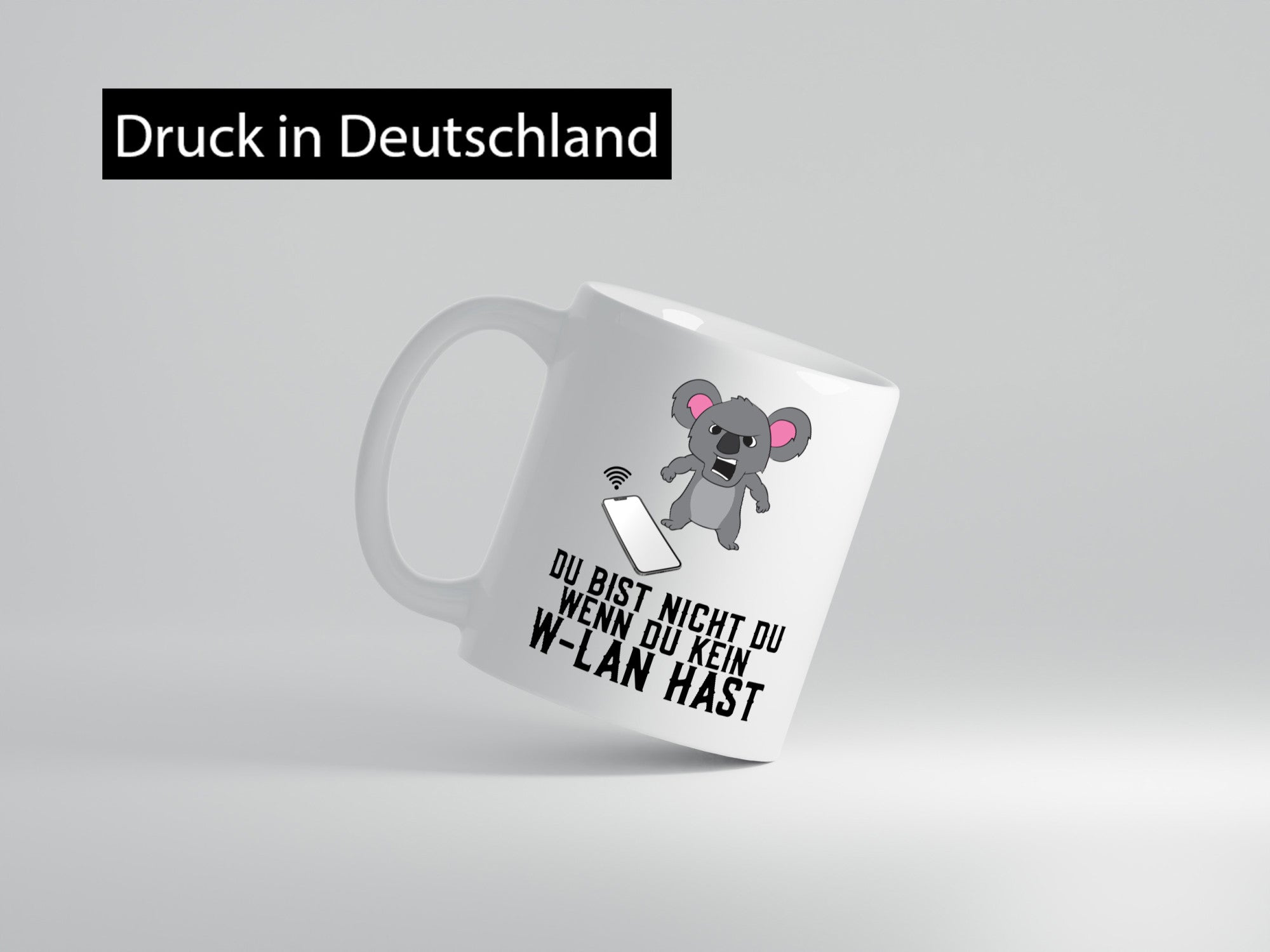 Du bist nicht | wütender Bär WLAN Computer Nerd Geschenkidee Humor Tasse