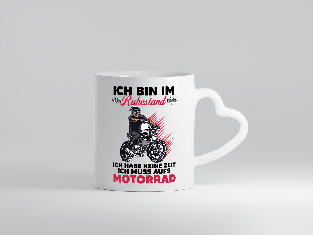 Rentner muss aufs Motorrad | Ruhestand lustig Jubiläum Geschenk Tasse