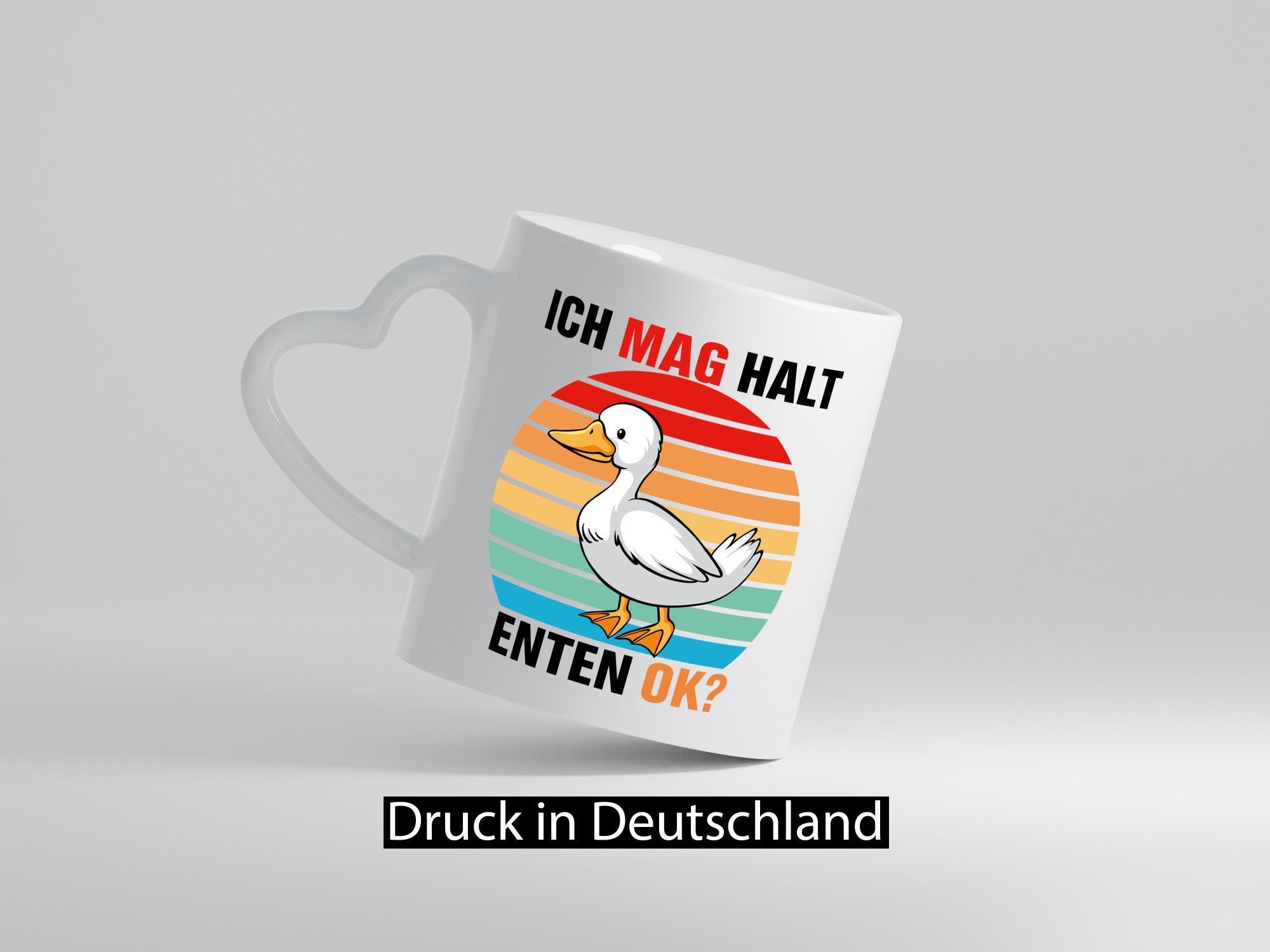 Ich mag halt Enten ok? | Entenzüchter Humor Geschenkidee Tasse