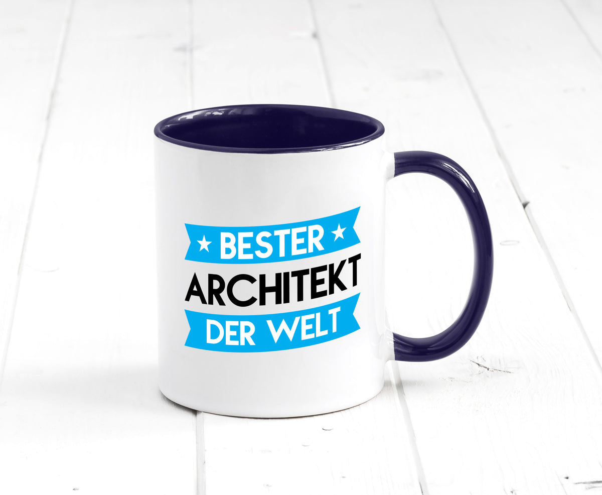 Bester Architekt | Architektur Büro Geschenk Arbeit Kollegen lustiger Spruch Tasse