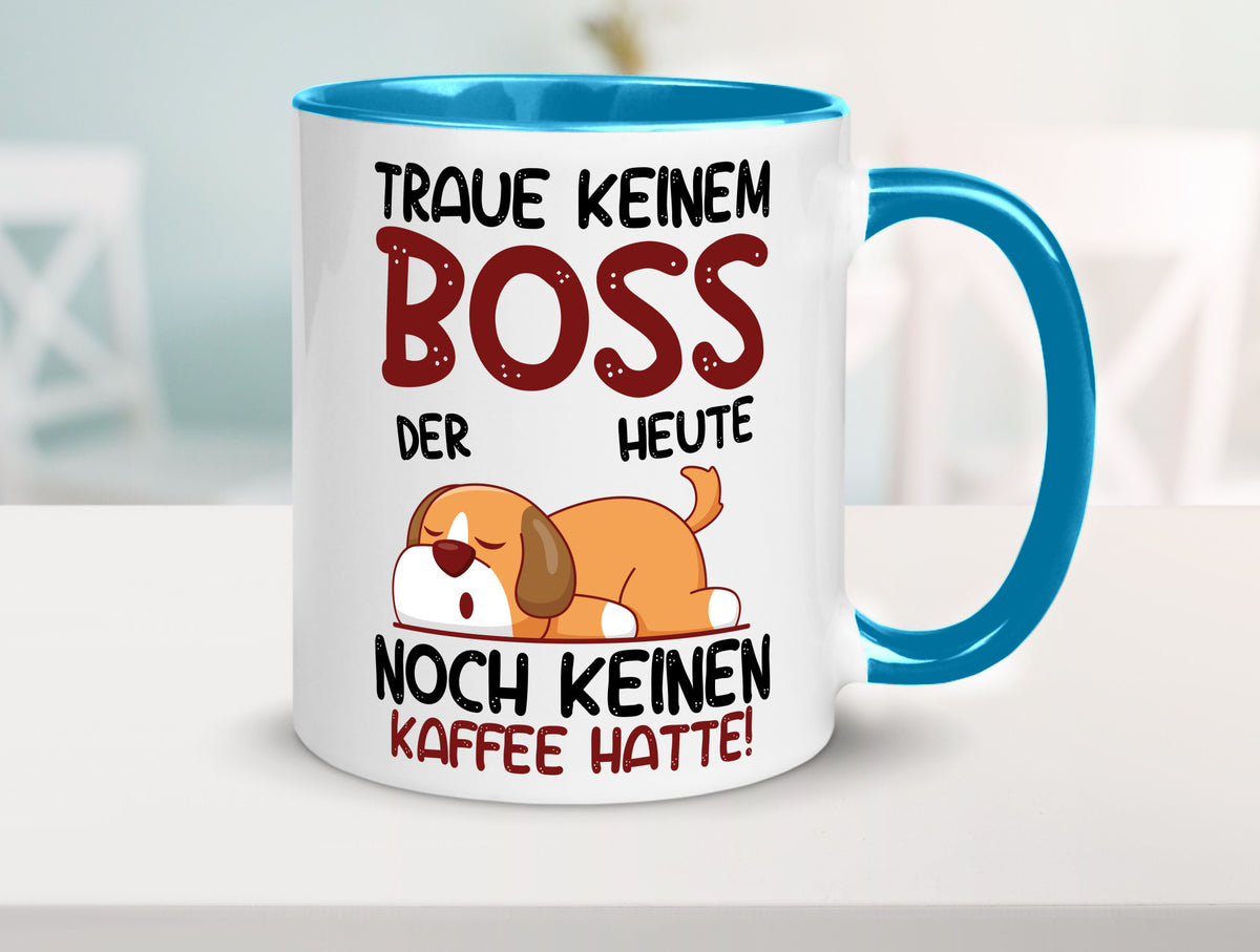 Traue keinem Boss | Führungskraft Vorgesetzter Geschenkidee Humor Tasse