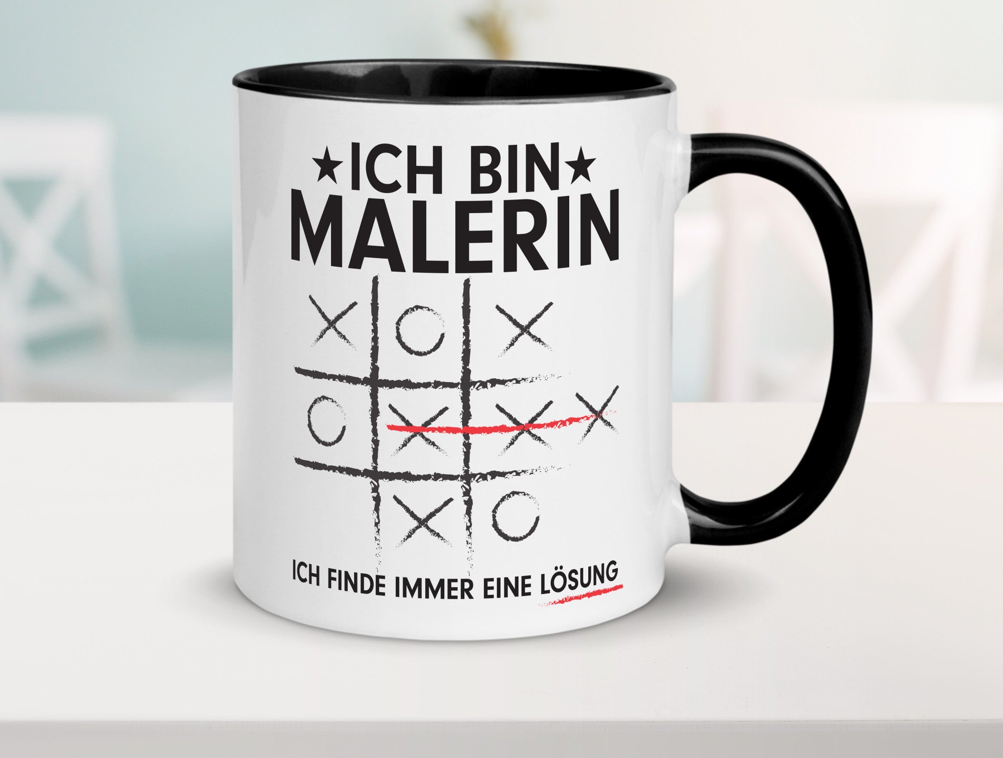 Löse Probleme: Malerin | Malerinnen Humor Geschenkidee Tasse