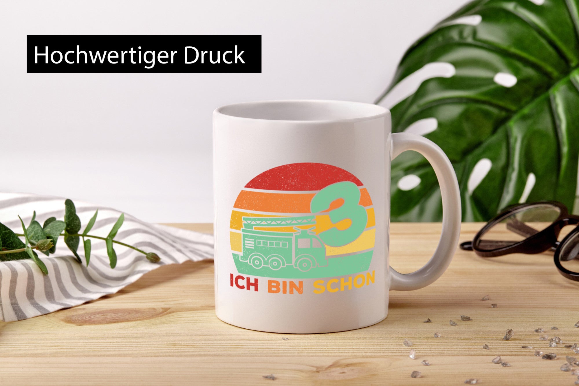 3. geburtstag | Feuerwehrauto 3 Jahre Feuerwehr Geschenk Geschenkidee lustiger