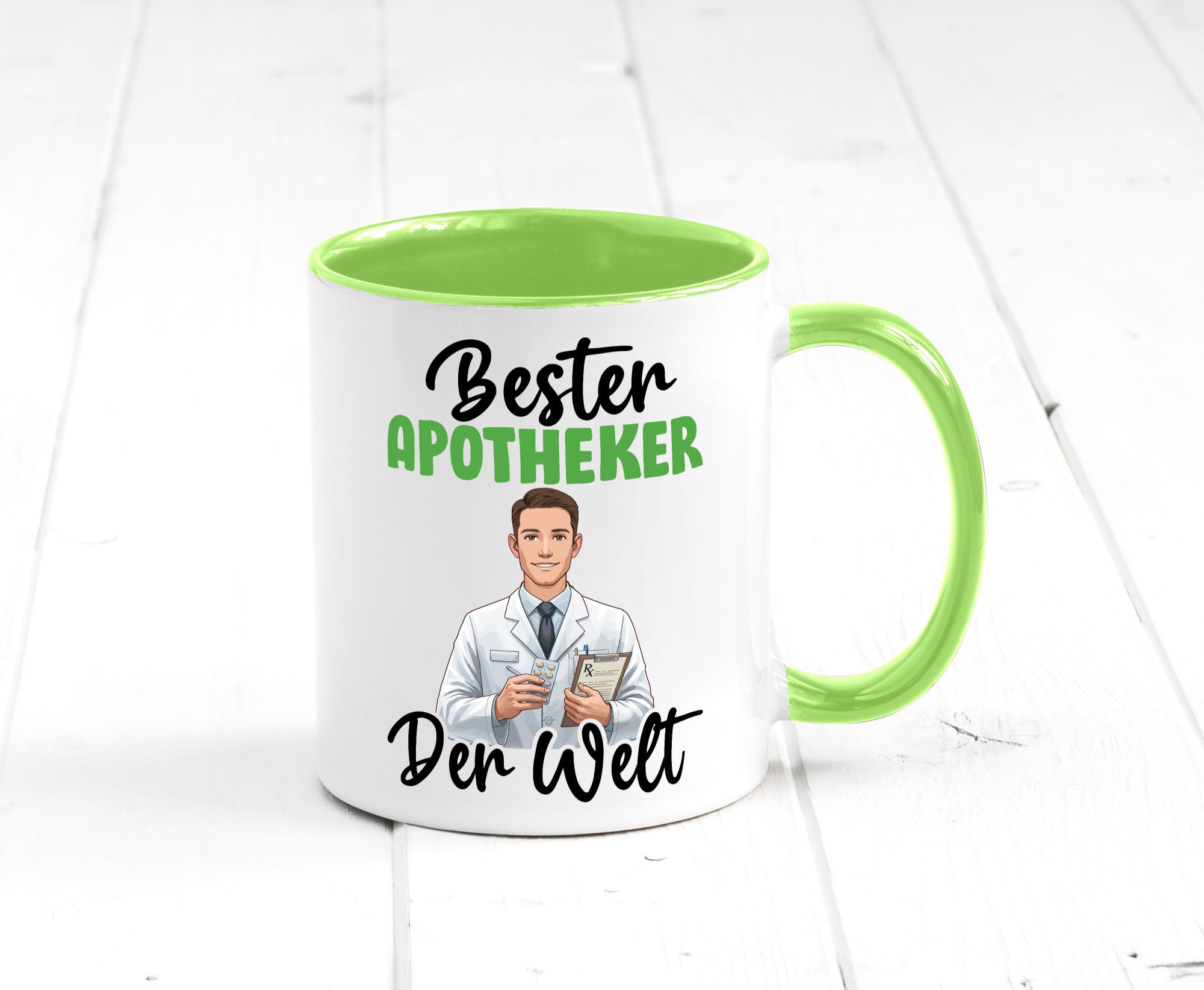 Bester Apotheker | Apotheke Pharmazie v2 Humor Geschenkidee Tasse