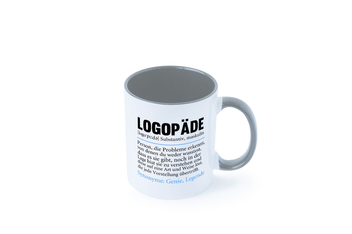 Logopäde | Spruch lustig Sprachtherapie Beruf lustiger Geschenk Arbeit Kollegen Tasse