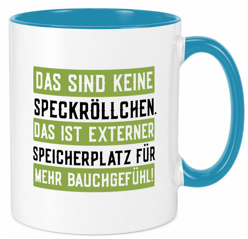 Keine Speckröllchen | Softwareentwickler PC Körperfülle Geschenkidee Humor Tasse