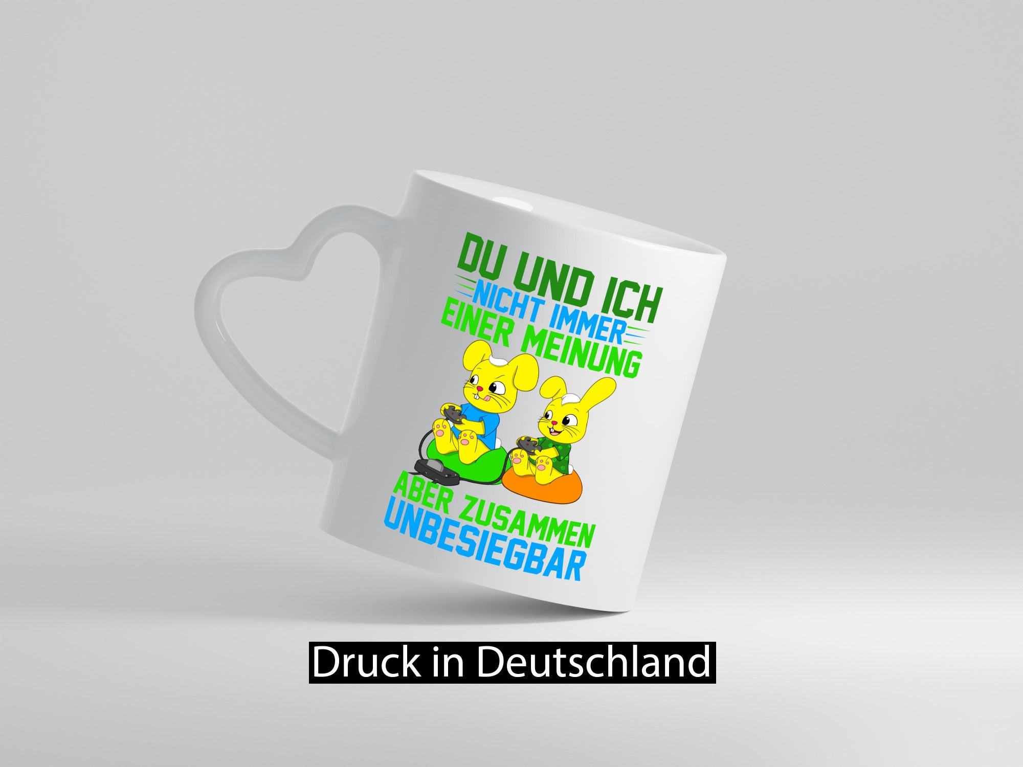 Nicht immer einer Meinung | Geschwister Einhorn Faultier Humor Tierliebhaber
