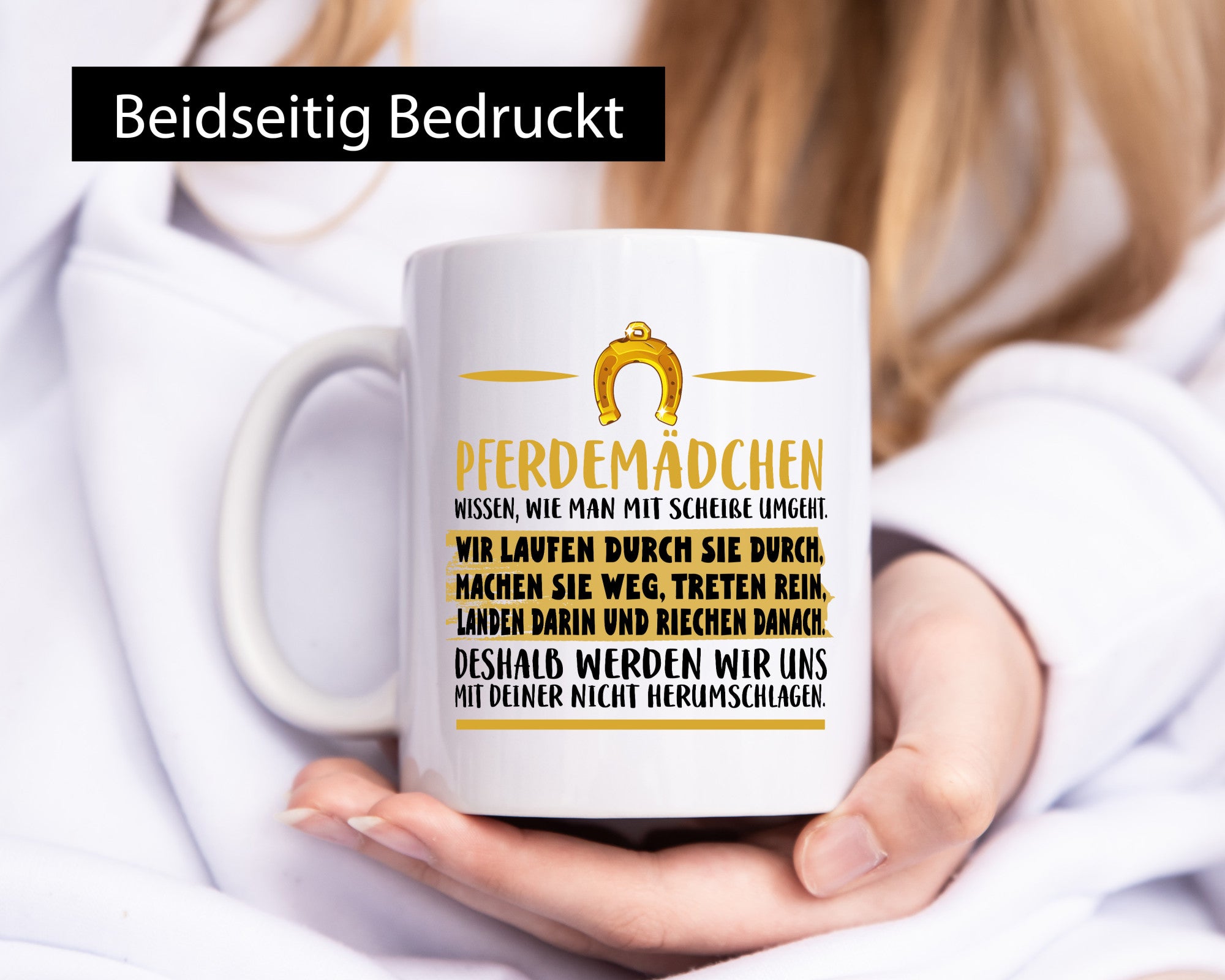 Pferdemädchen | Reiterin Tasse Pferdebesitzerin Geschenk Humor Geschenkidee