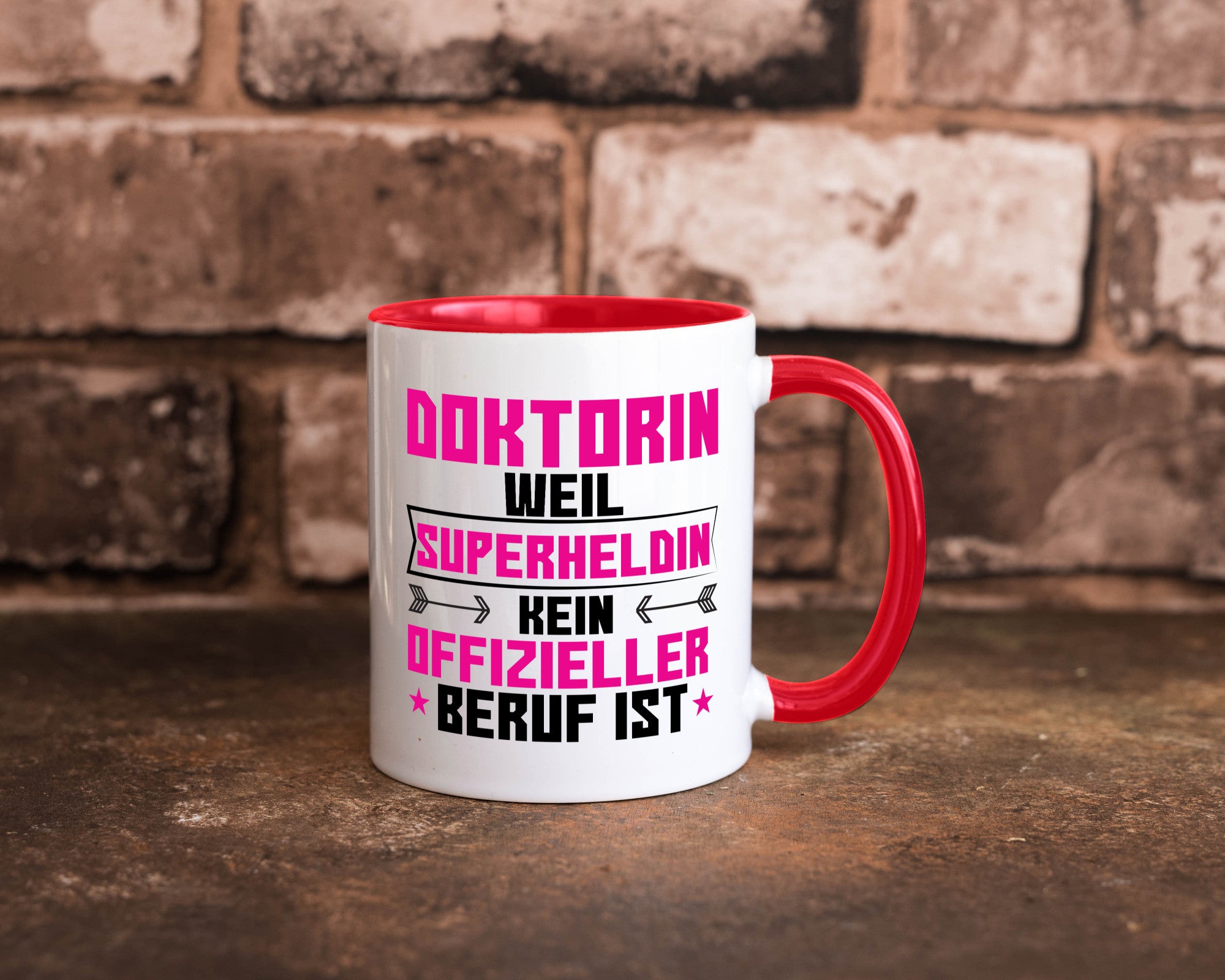 Superheldin Doktorin | Doktorand Doktortitel Geschenkidee Humor Tasse