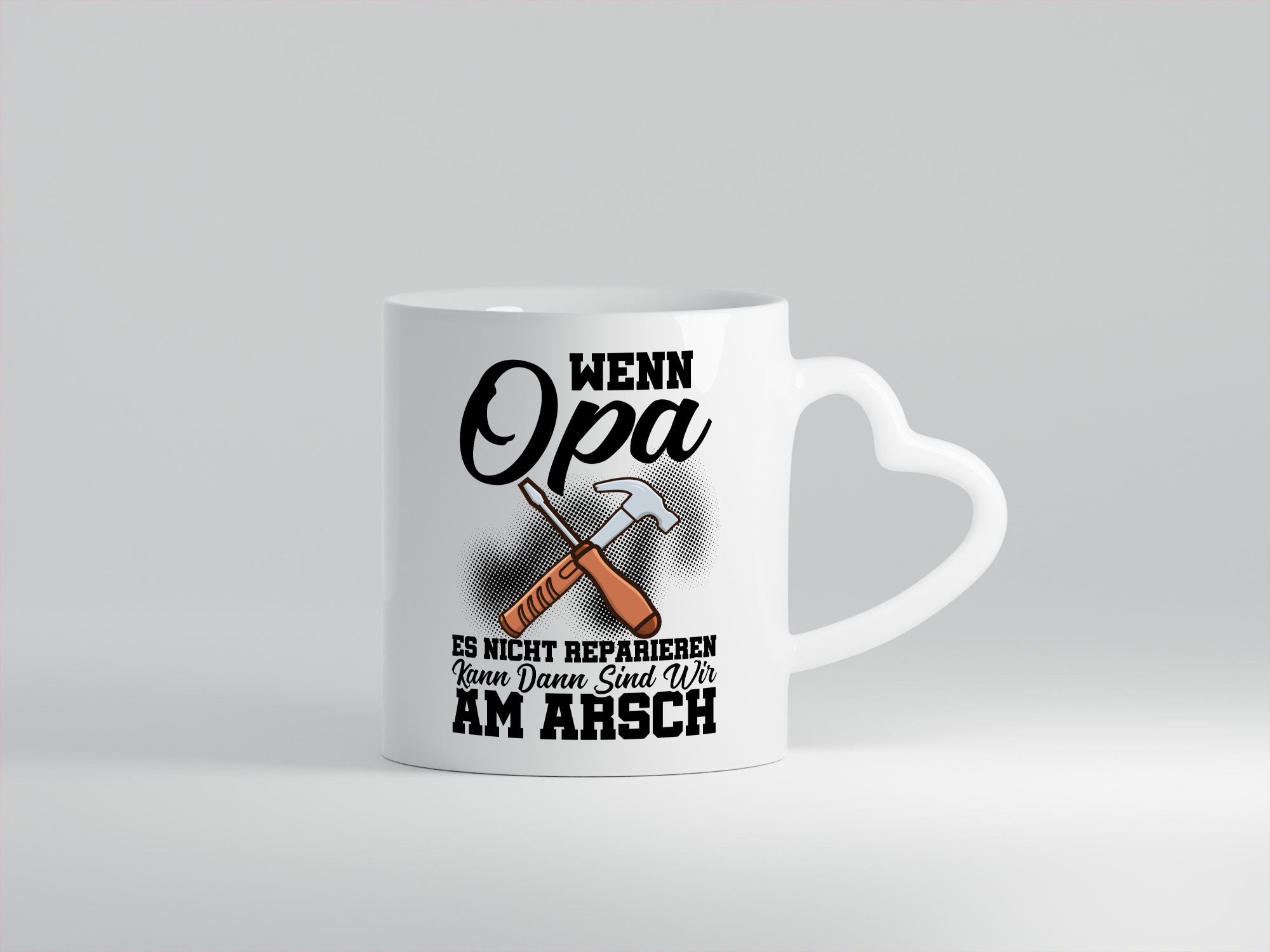 Opa Reparieren Geschenk Familie Geschenkidee lustiger Spruch Tasse