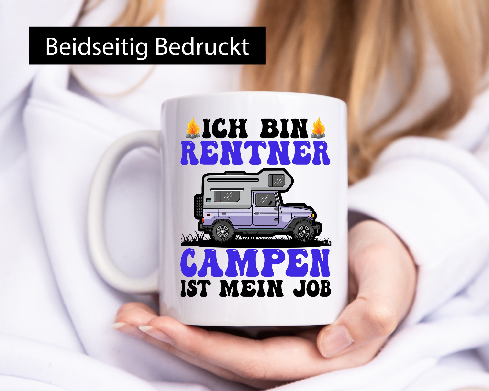 Ich bin Rentnerin Campen ist mein Job | Rentner Humor Ruhestand Jubiläum