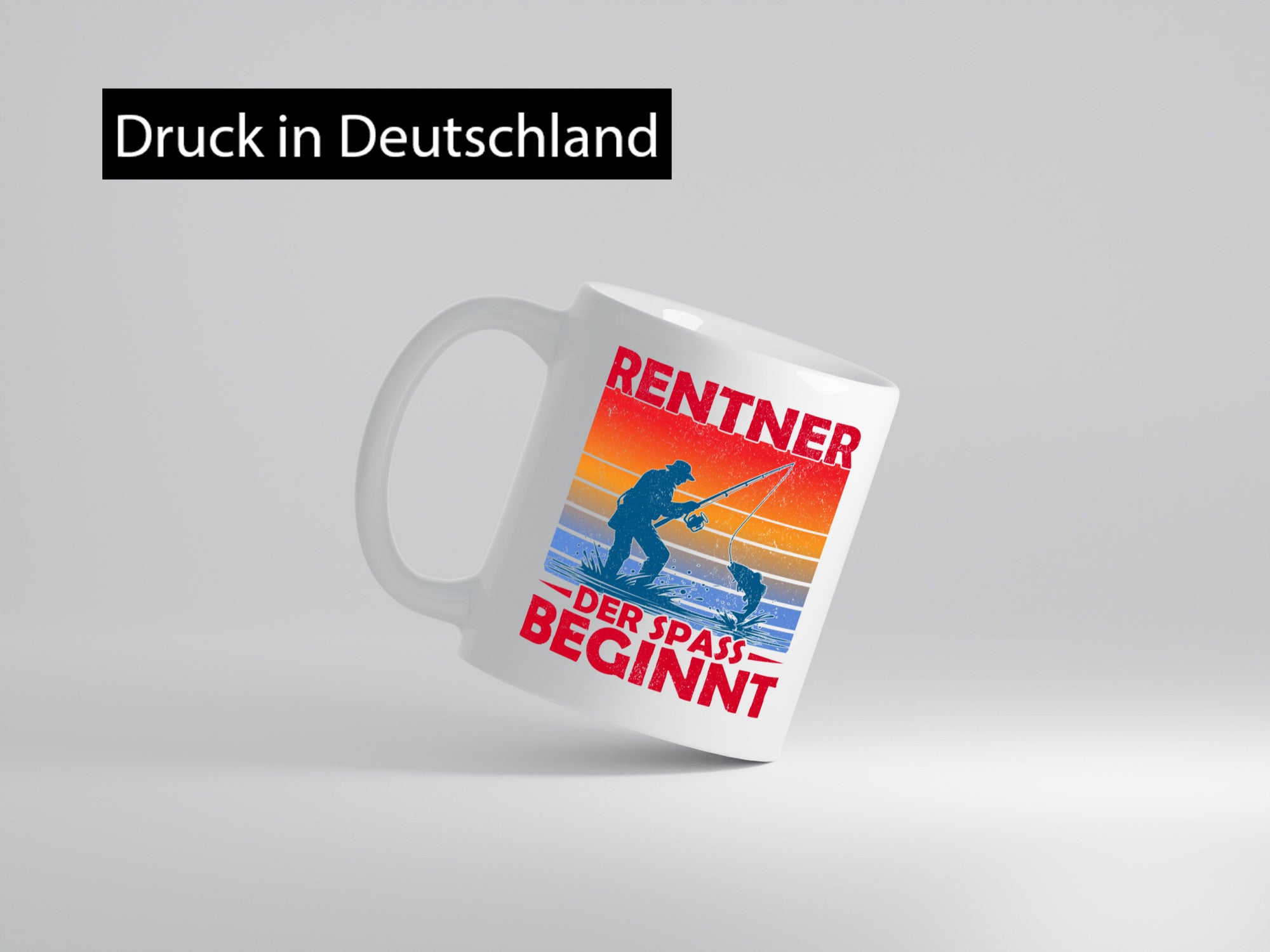 Rentner der spaß beginnt | Ruhestand Angler Angeln lustig Jubiläum Geschenk