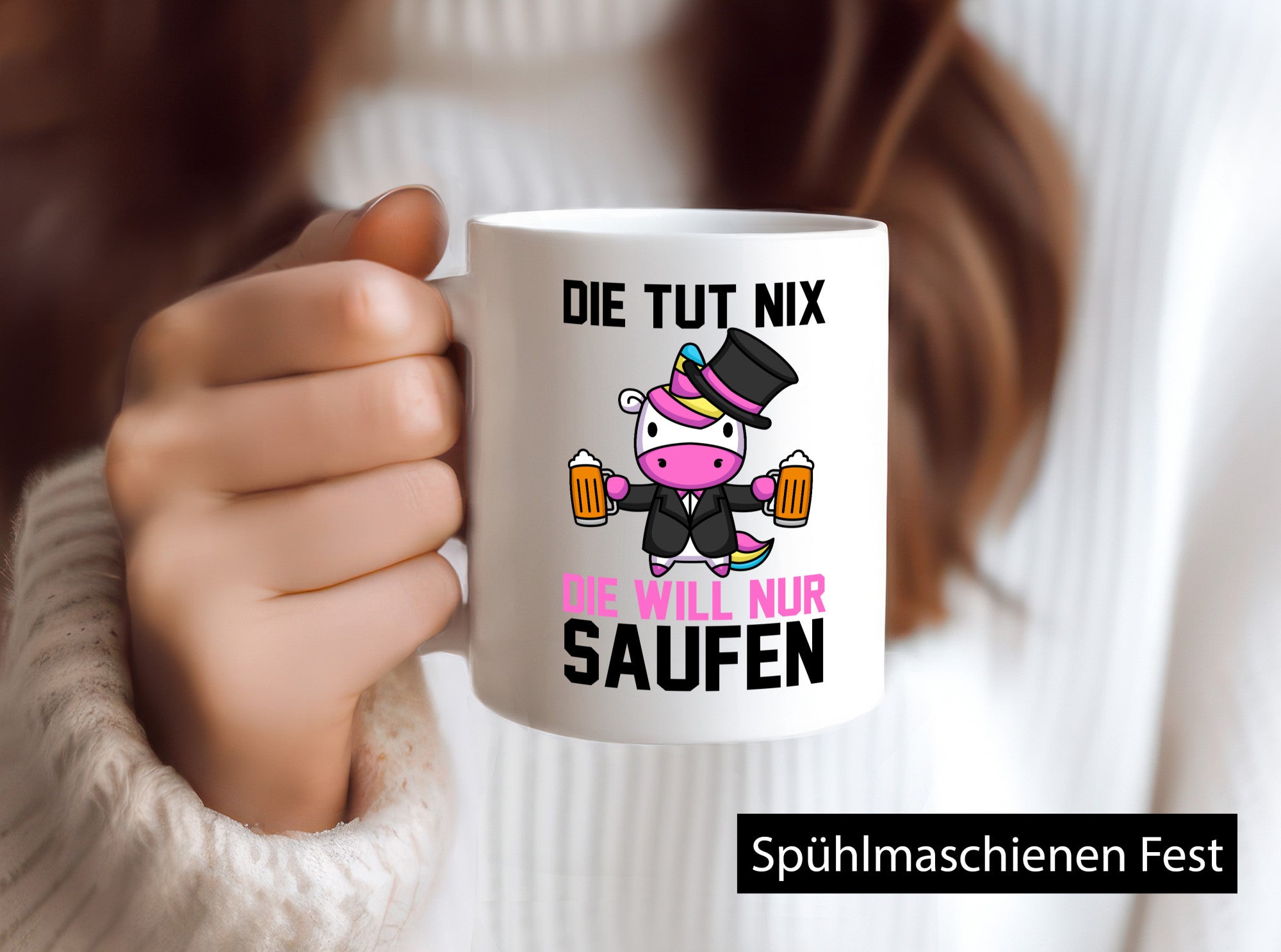 Die tut nix will nur Saufen | Einhorn Bier v2 lustig Humor Geschenkidee